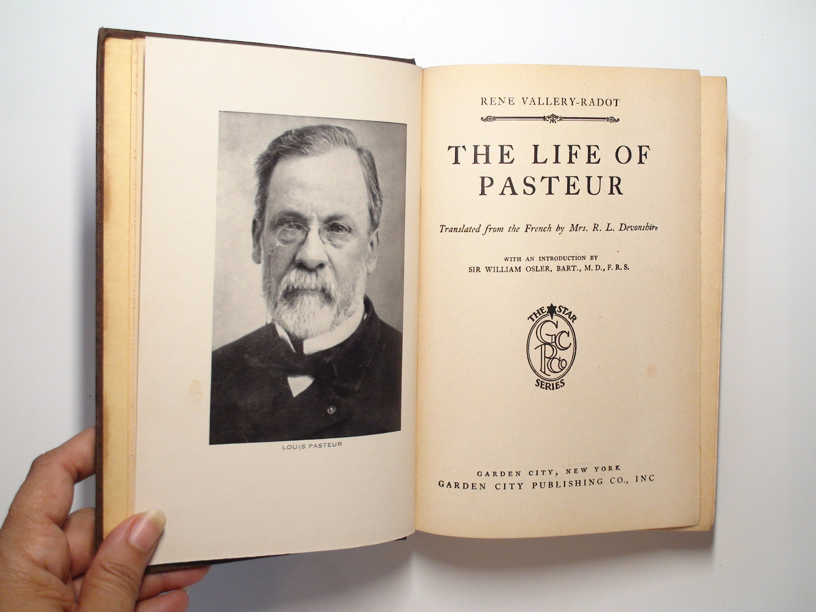 The Life of Pasteur, by Mrs. R. L. Dovonshire, Rene Vallery-Radot, c1930s