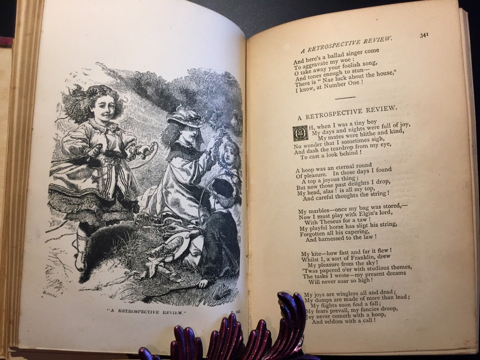 The Poetical Works of Thomas Hood, Illustrated, c1890s, Scarce Binding