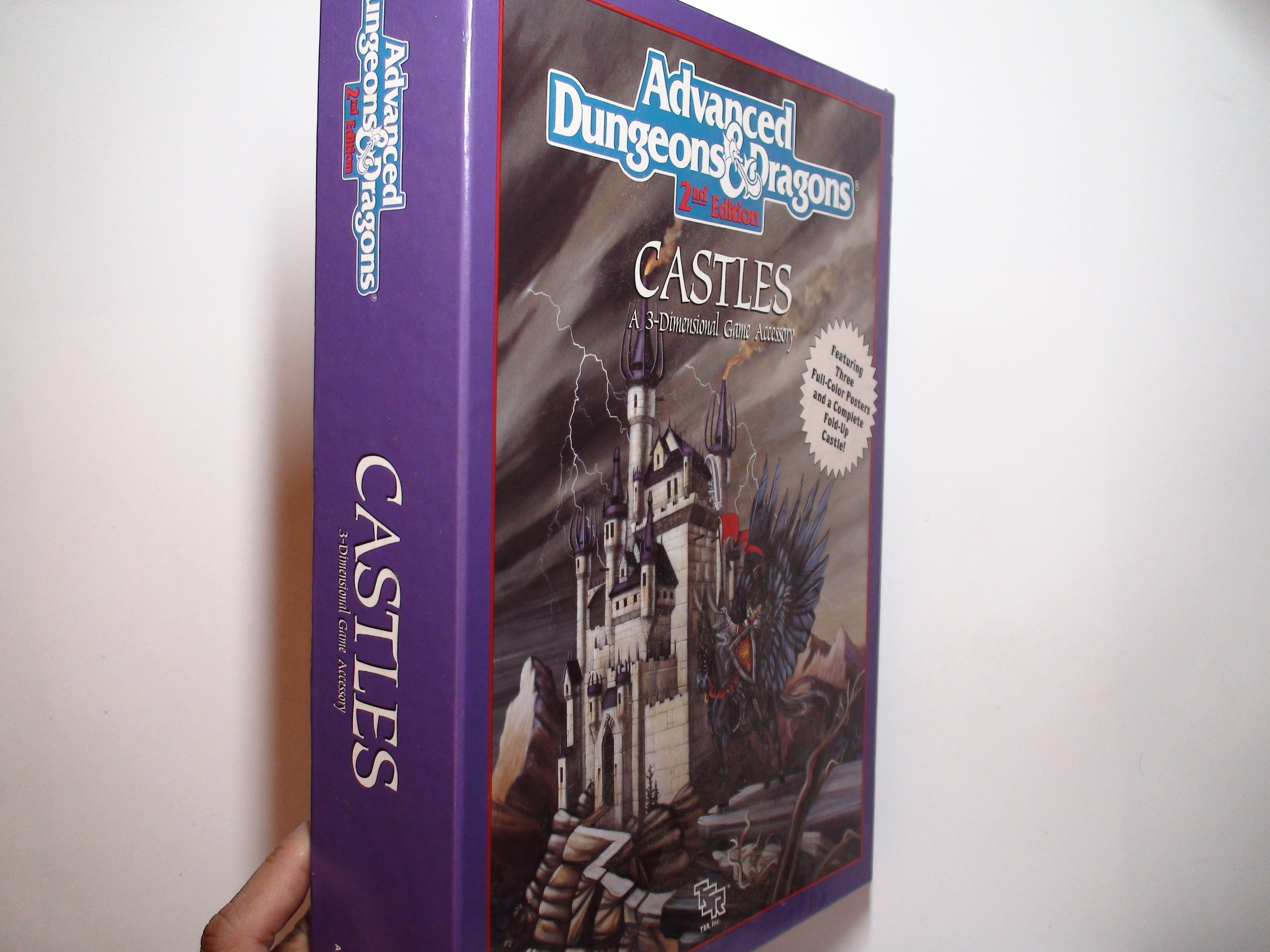 Castles, 3D Game Accessory, In Box, UNPUNCHED, TSR AD&D 2nd Ed, #1056, 1990