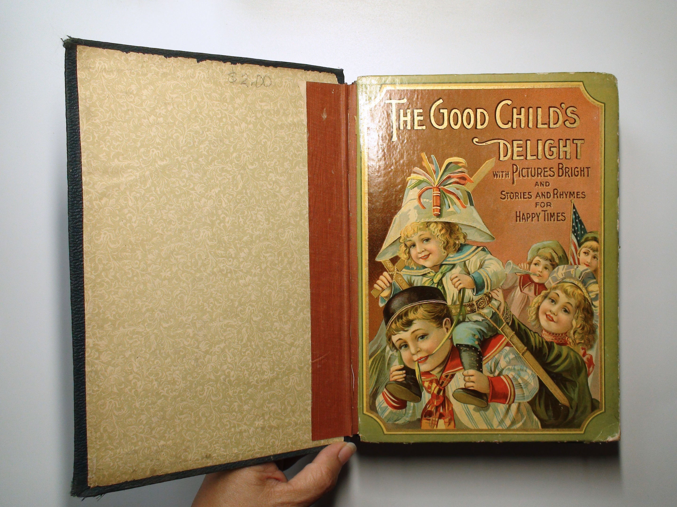 Album of Six Collectible Children's Books, Illustrated, Rare, 1901