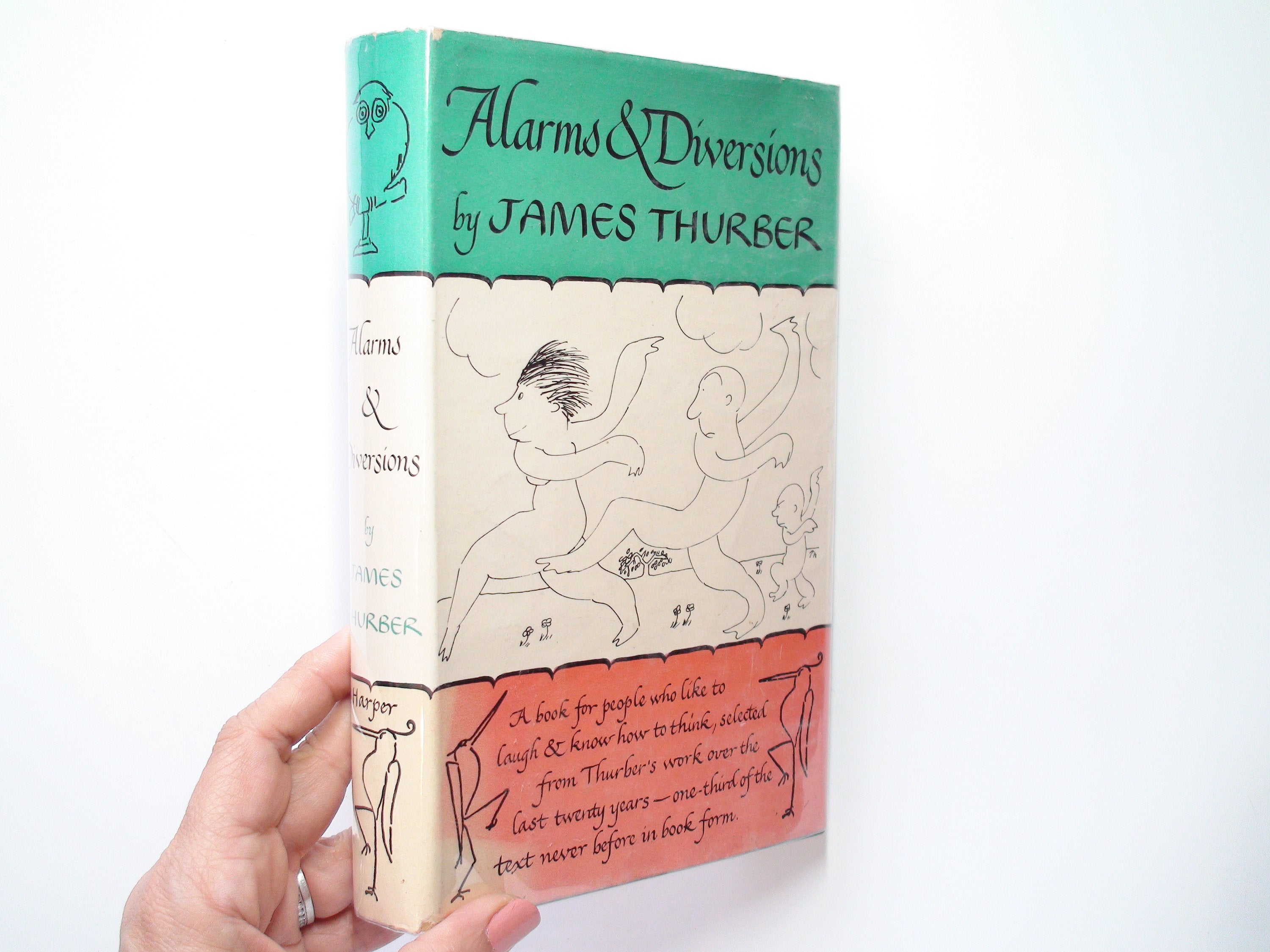 Alarms and Diversions by James Thurber, Stated 1st Ed, Illustrated, 1957