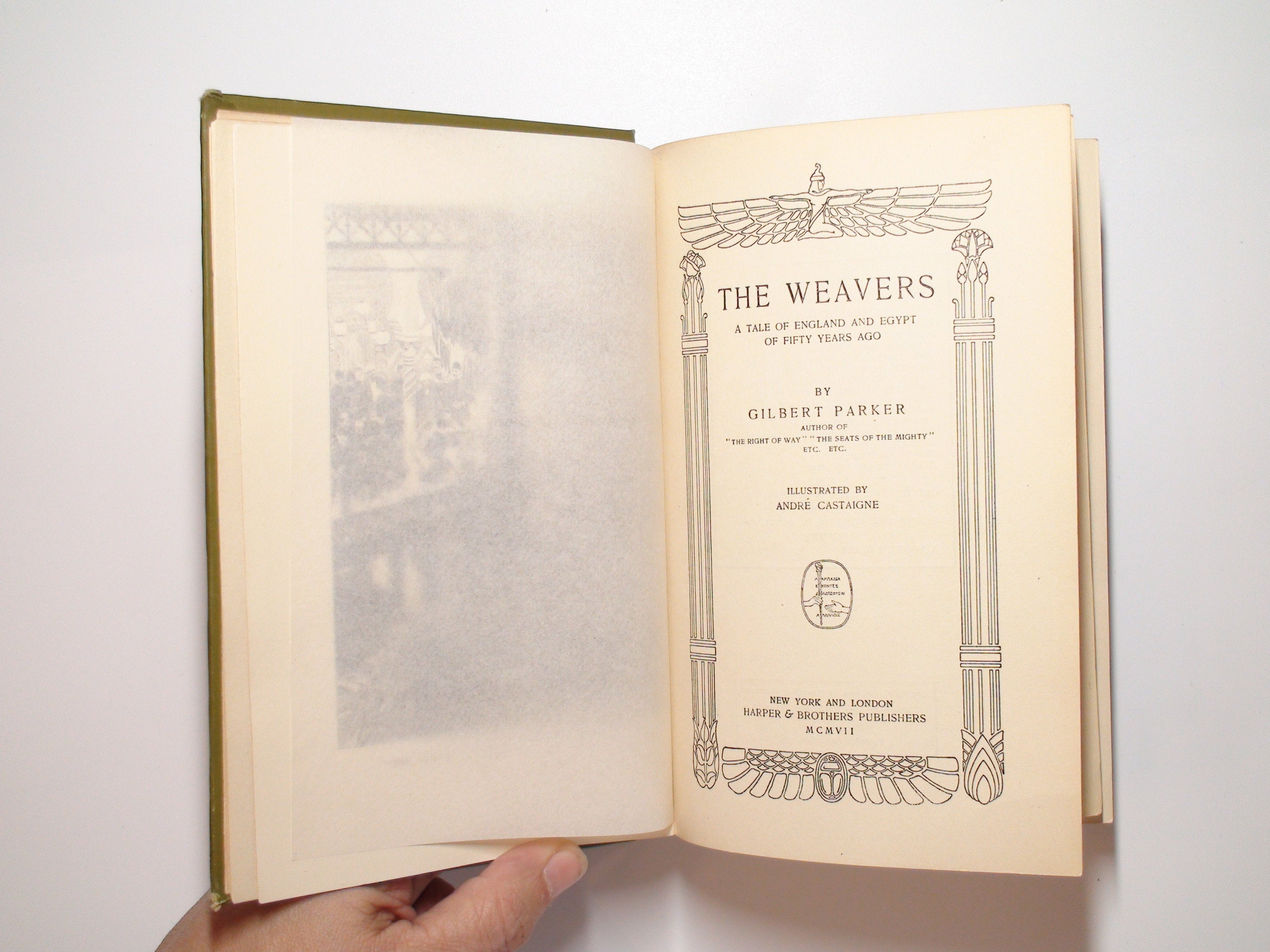 The Weavers, Gilbert Parker, Illustrated by Andre Castaigne, 1st Ed, 1907