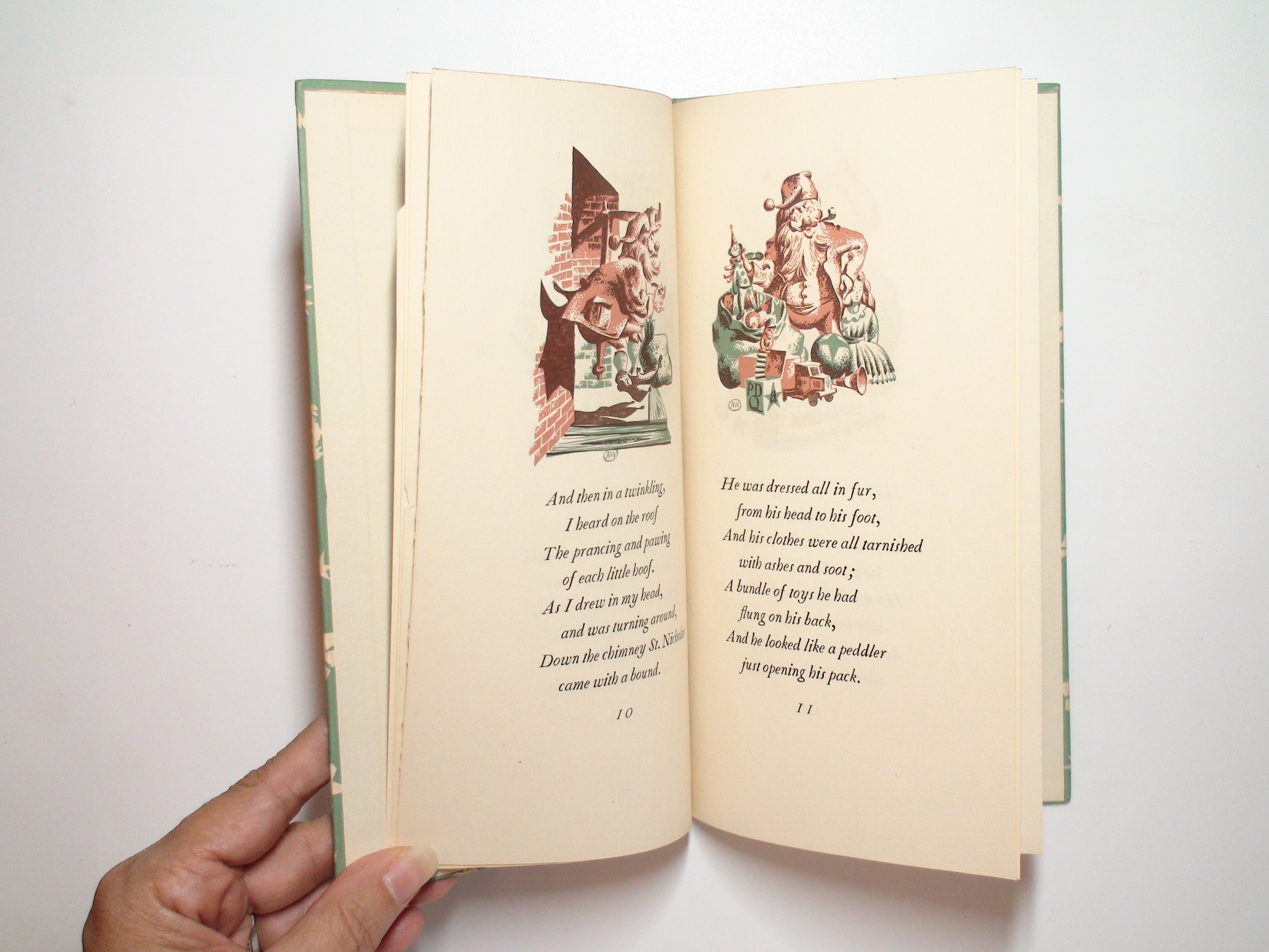 A Visit from Saint Nicholas, Illustrated by Aldren Watson, Peter Pauper Press