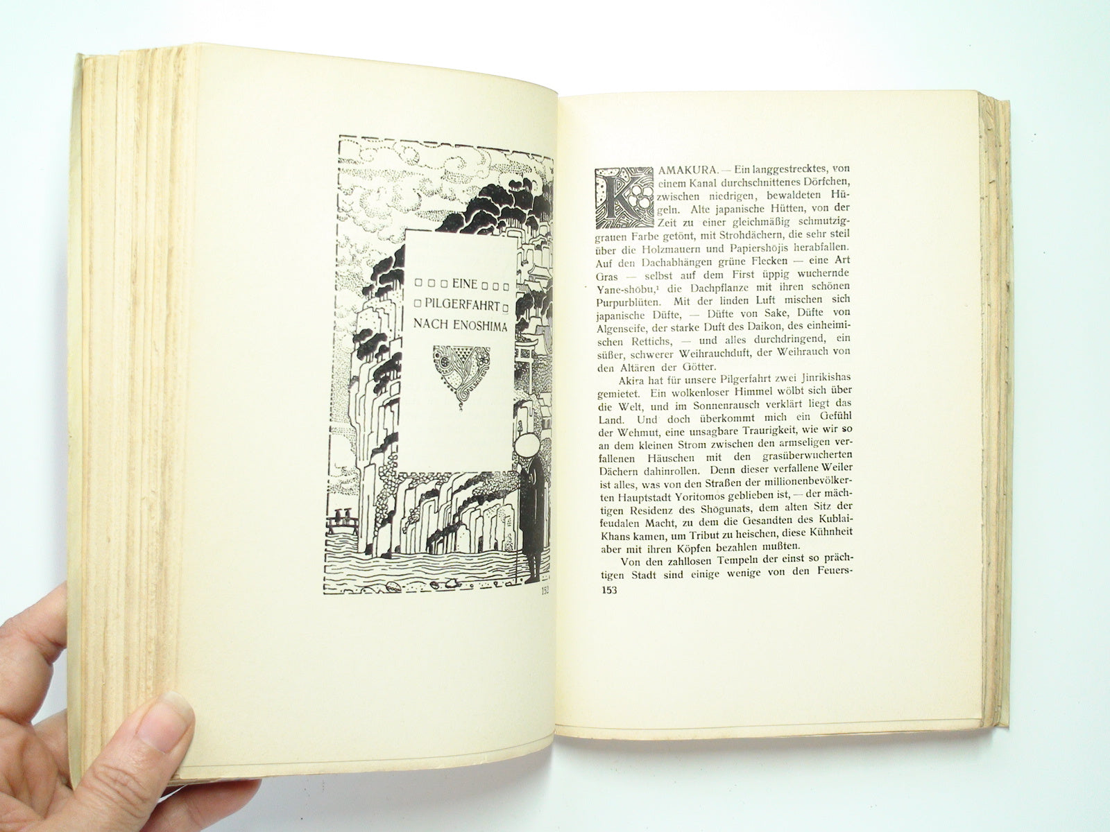 Izumo, Blicke in das unbekannte Japan. Lafcadio Hearn, German Language, Illustrated, 1st Ed, 1907