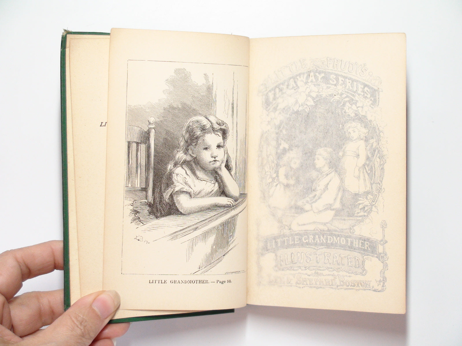Little Grandmother, Little Prudy's Flyaway Series, 1st Ed, by Sophie May, 1870