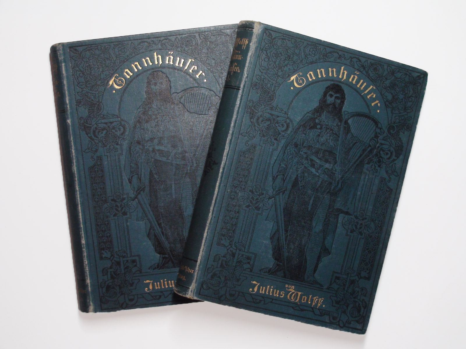 Tannhäuser, Ein Minnesang, Julius Wolff, Two Vol Set, German Language, 1895