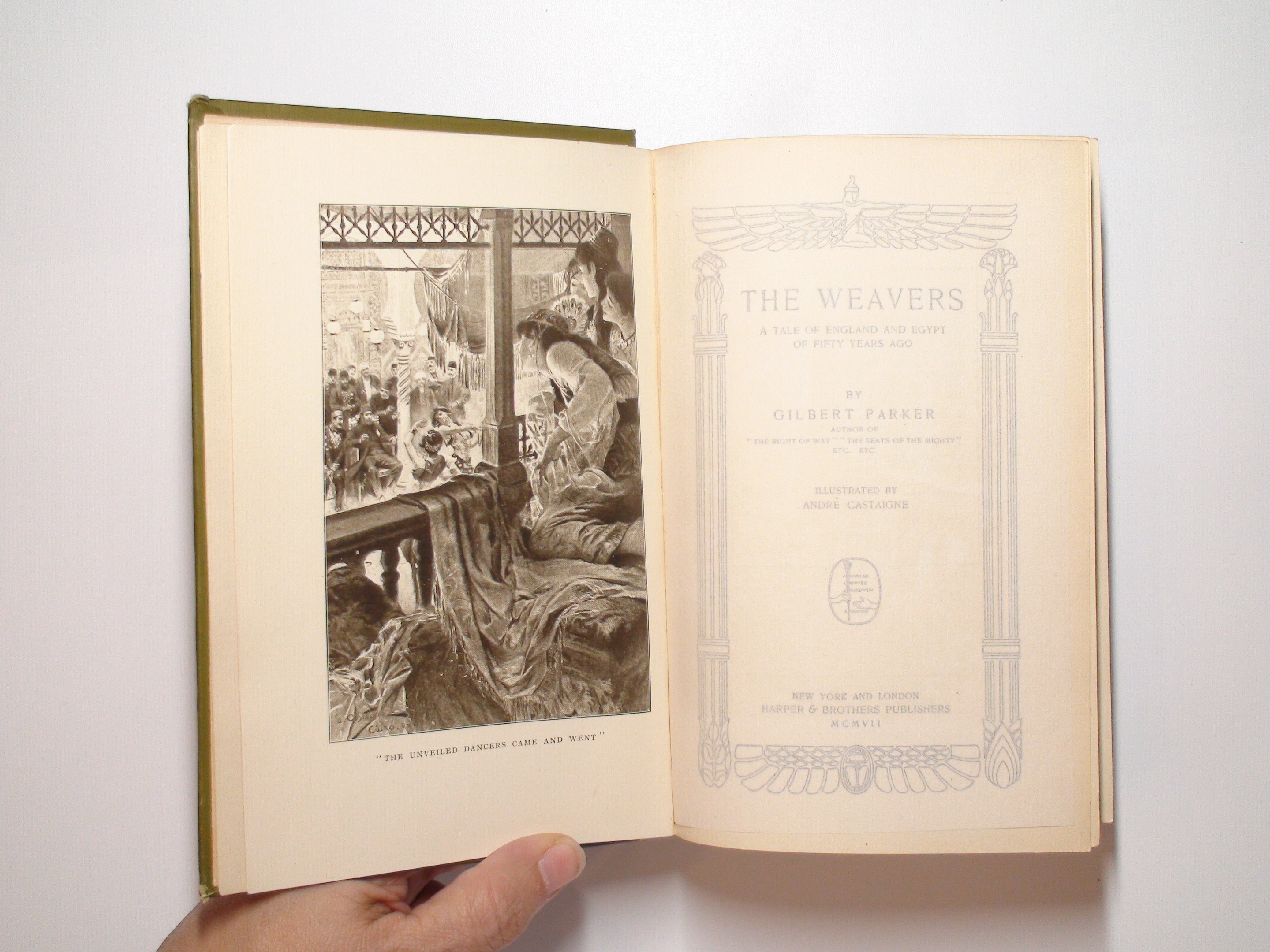 The Weavers, Gilbert Parker, Illustrated by Andre Castaigne, 1st Ed, 1907