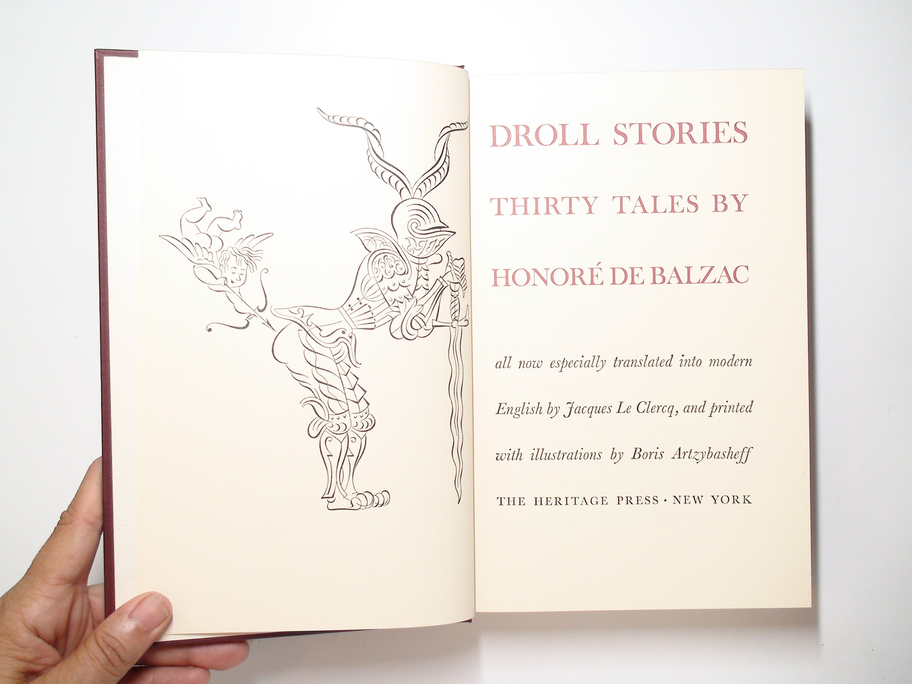 Droll Stories, Thirty Tales by Honore De Balzac, Illustrated, In Slipcase, 1932