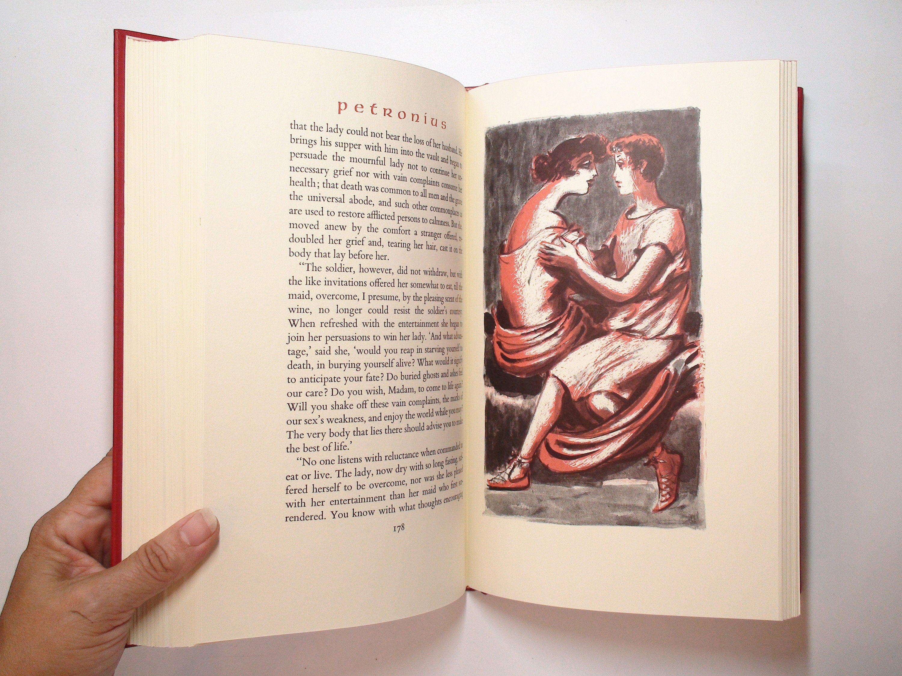 The Satyricon of Petronius, Heritage Press, Hardcover in Slipcase, 1st Ed, 1964