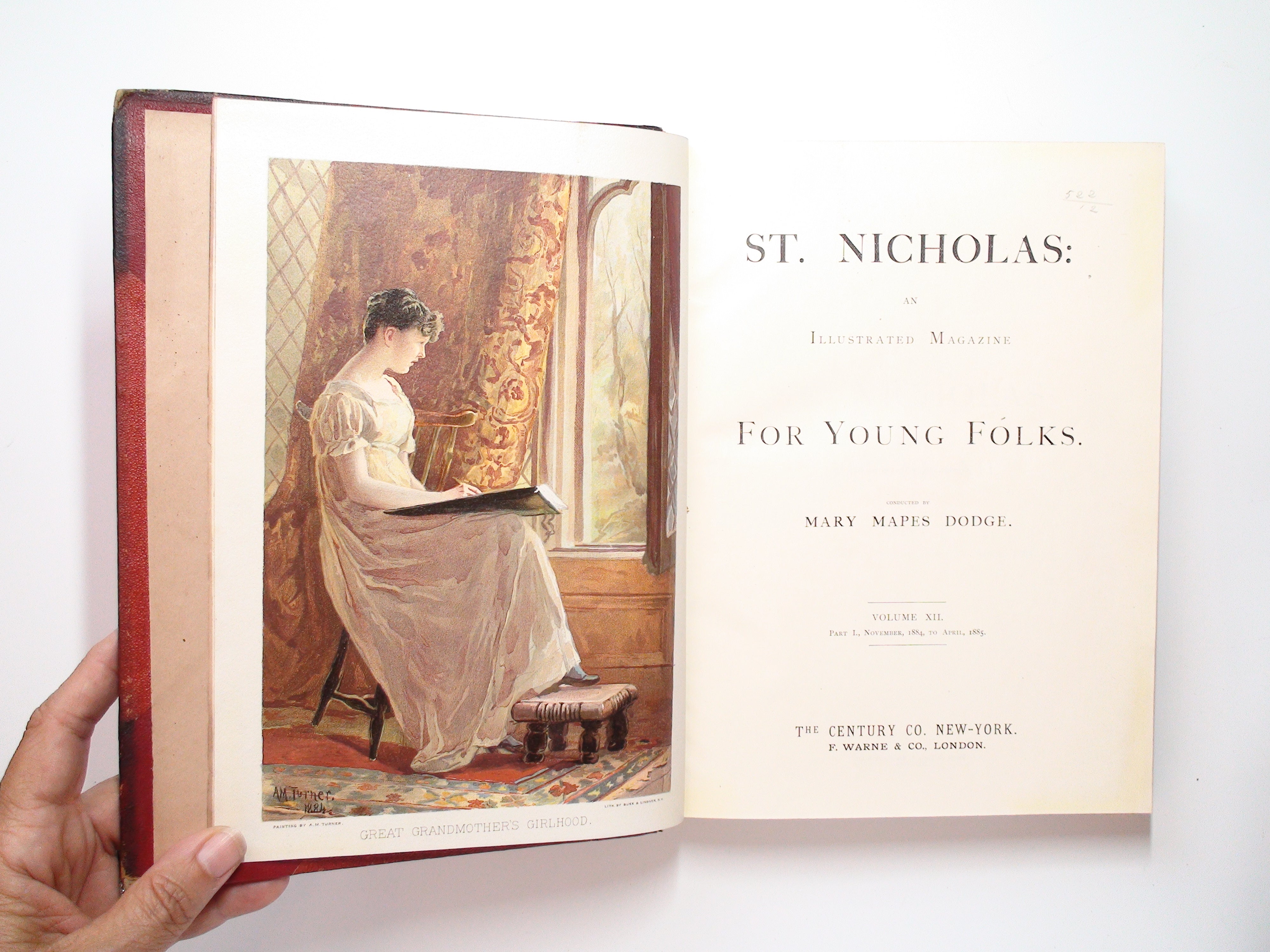St. Nicholas, Victorian Children's Magazine, Vol. XII Part I, Nov 1884-Apr 1885