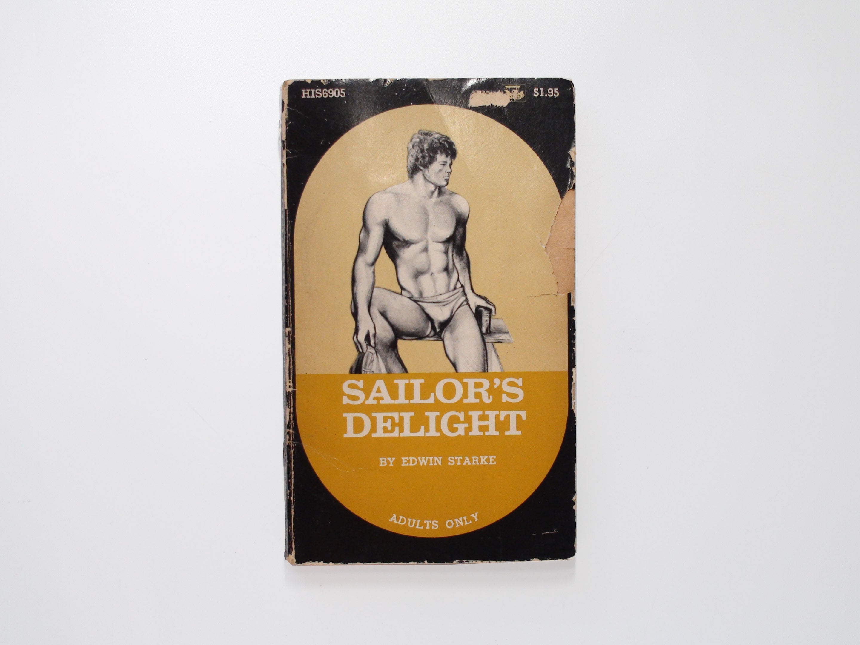 Sailor's Delight, by Edwin Starke, Adult Gay Erotica, Vintage Paperback, 1971