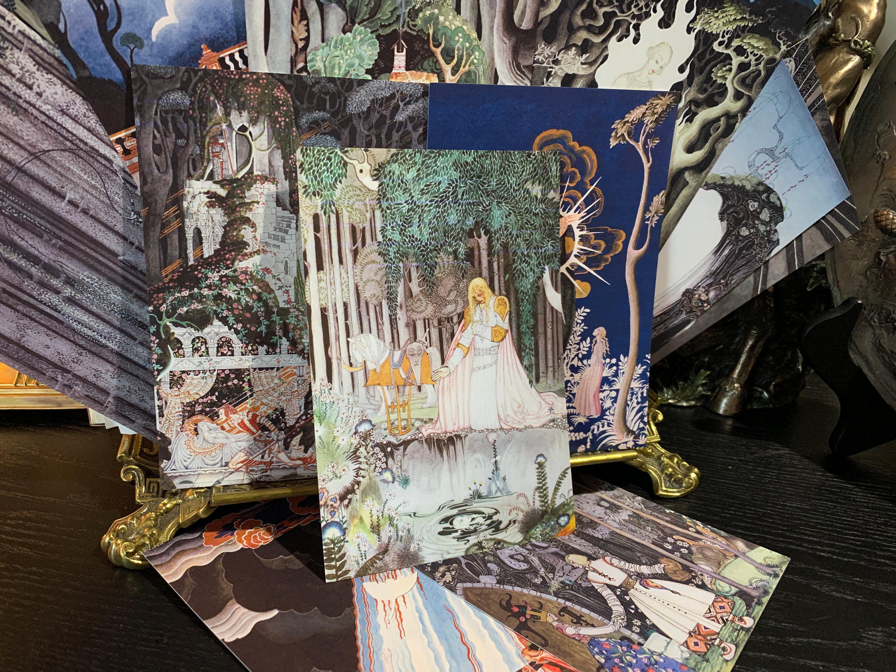 Fairytales by Kay Nielsen, Postcard/Greeting Card Set, Exclusively Designed, 6 Designs, 12 Cards