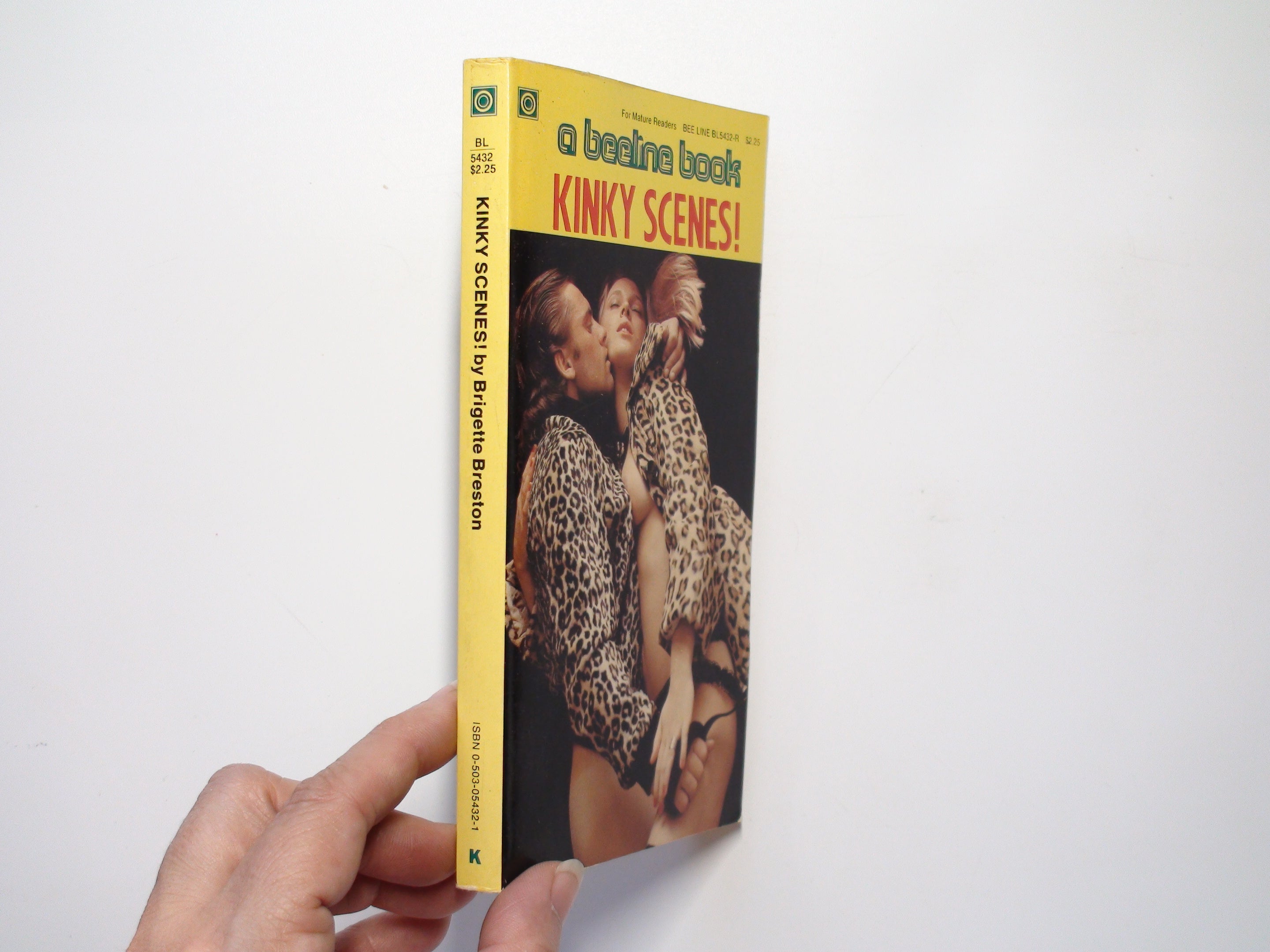 Kinky Scenes, by Brigette Breston, Bee Line Erotic Book, Paperback, 1977