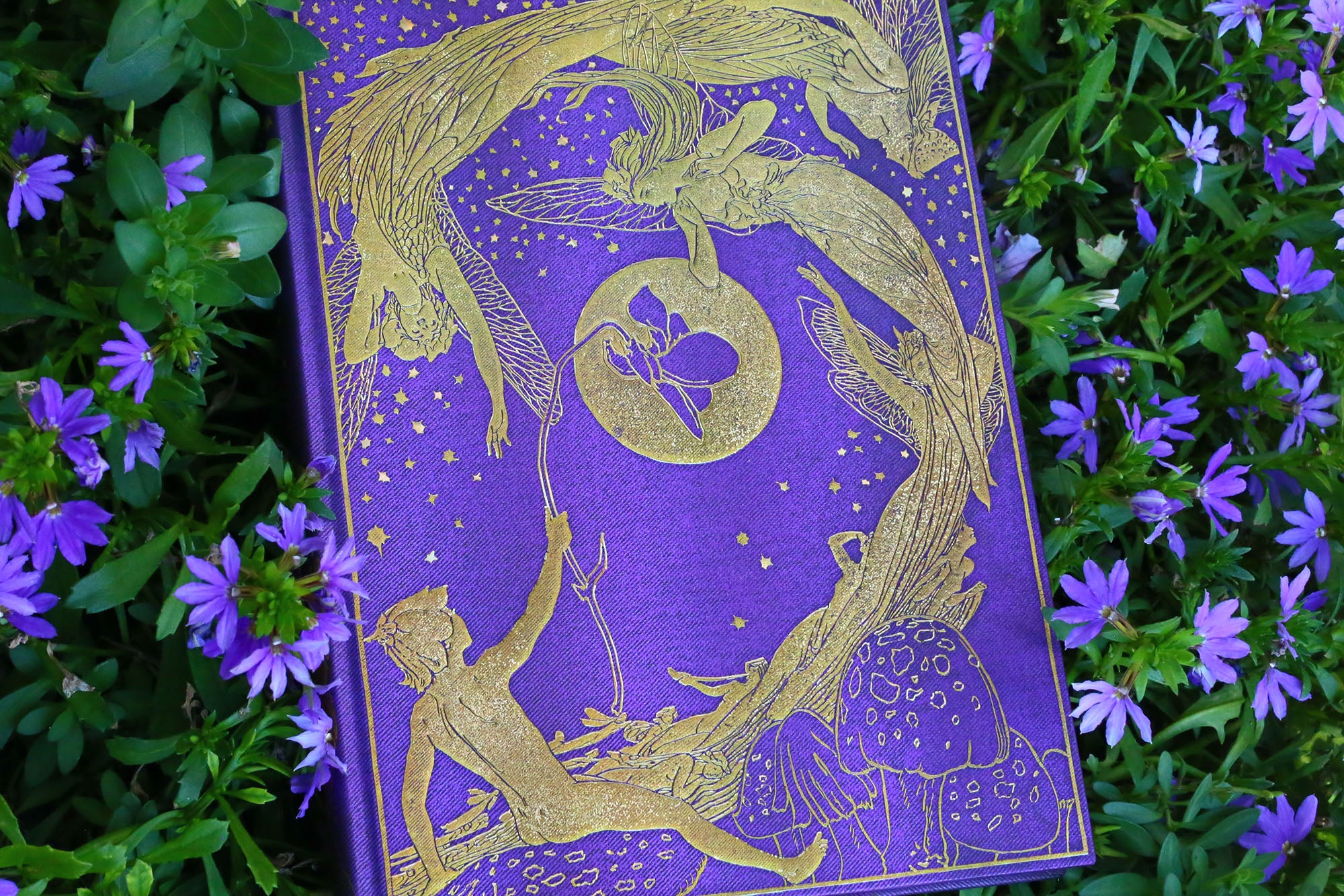 Violet Fairy, Lang's Fairy Book Limited Edition, Journal with Gilt Accents, Lined, Paperblanks, 7in x 5in