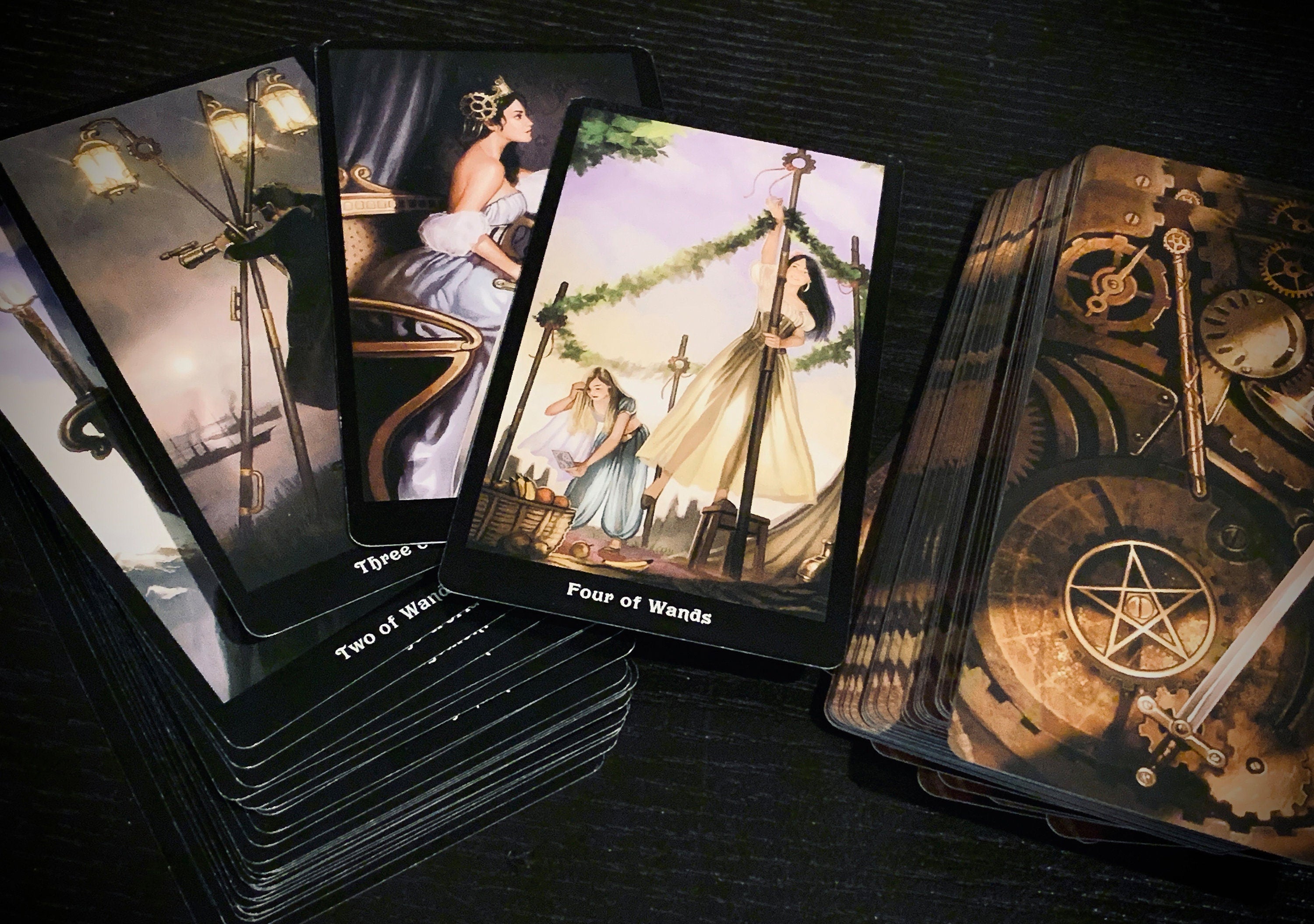Steampunk Tarot, Where the Past and Future Converge, 78 Card Divination Tarot Deck
