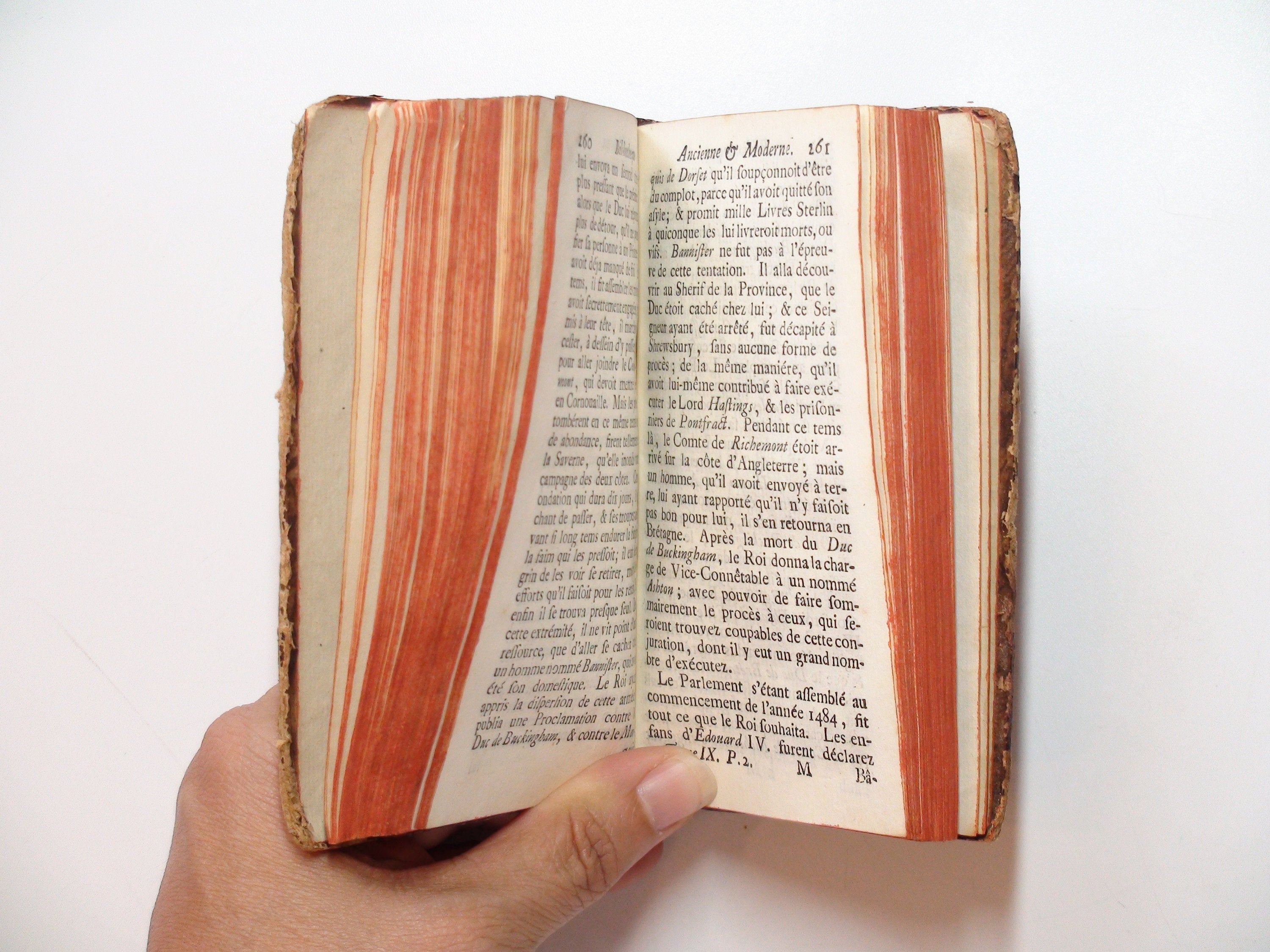 Bibliotheque Ancienne et Moderne, Jean le Clerc, Vol IX, Leather, Rare, 1718