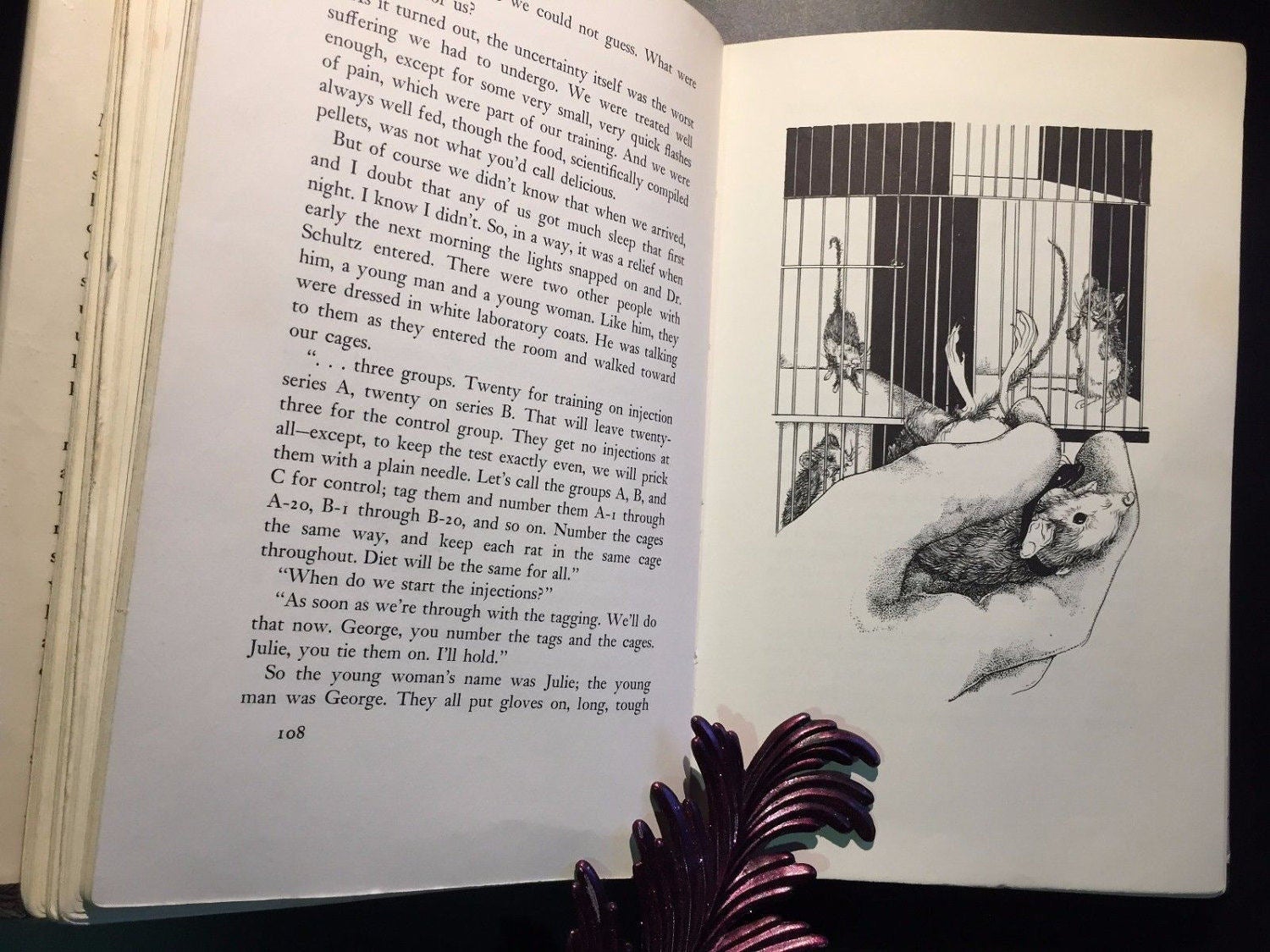 Mrs. Frisby and the Rats of NIMH, Robert C. O'Brien, 1st Ed, 1971, Illustrated, Rare