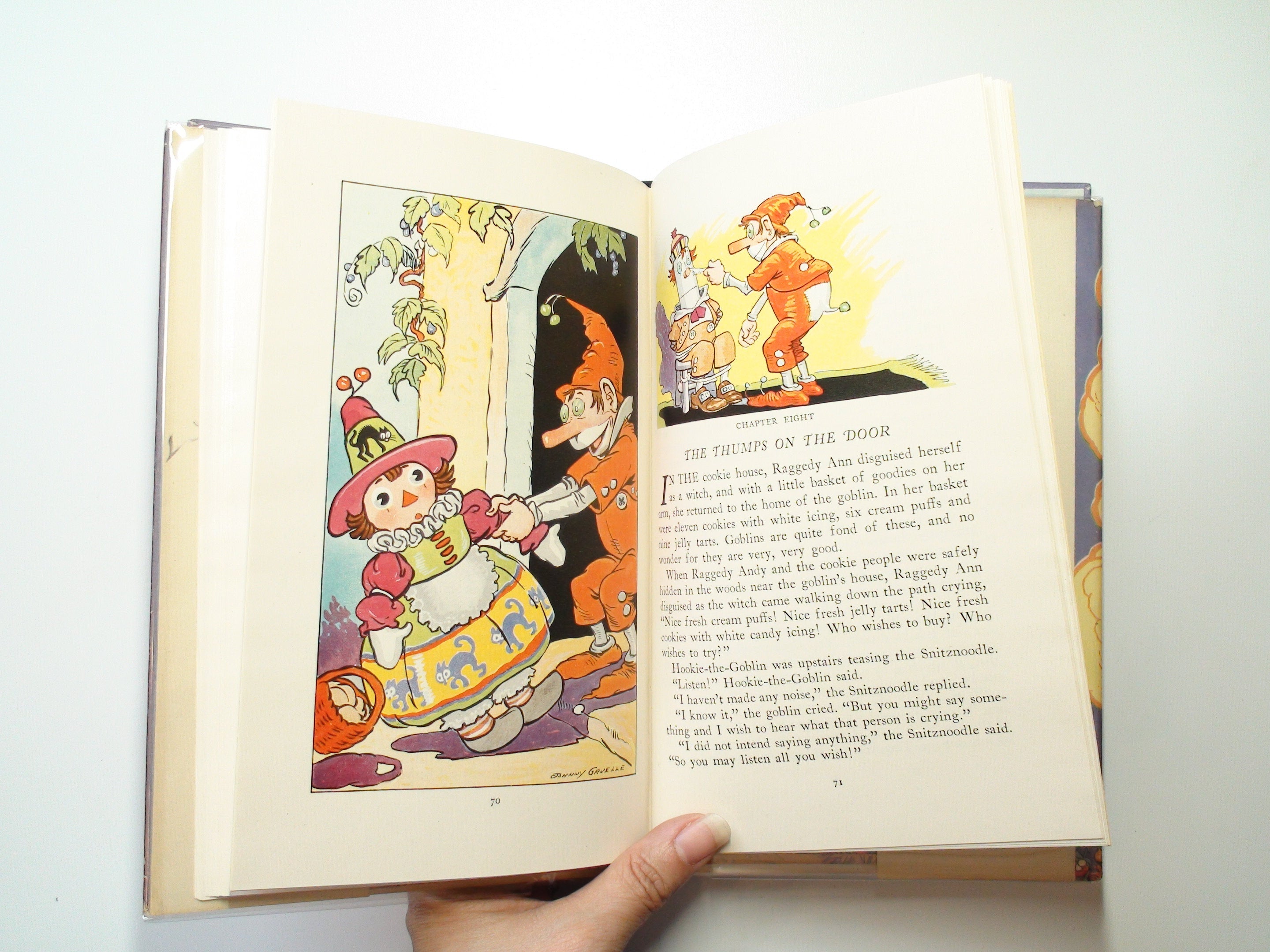 Raggedy Ann in Cookie Land, Johnny Gruelle, 1st Ed, w DJ, Illustrated, 1931, Very Good