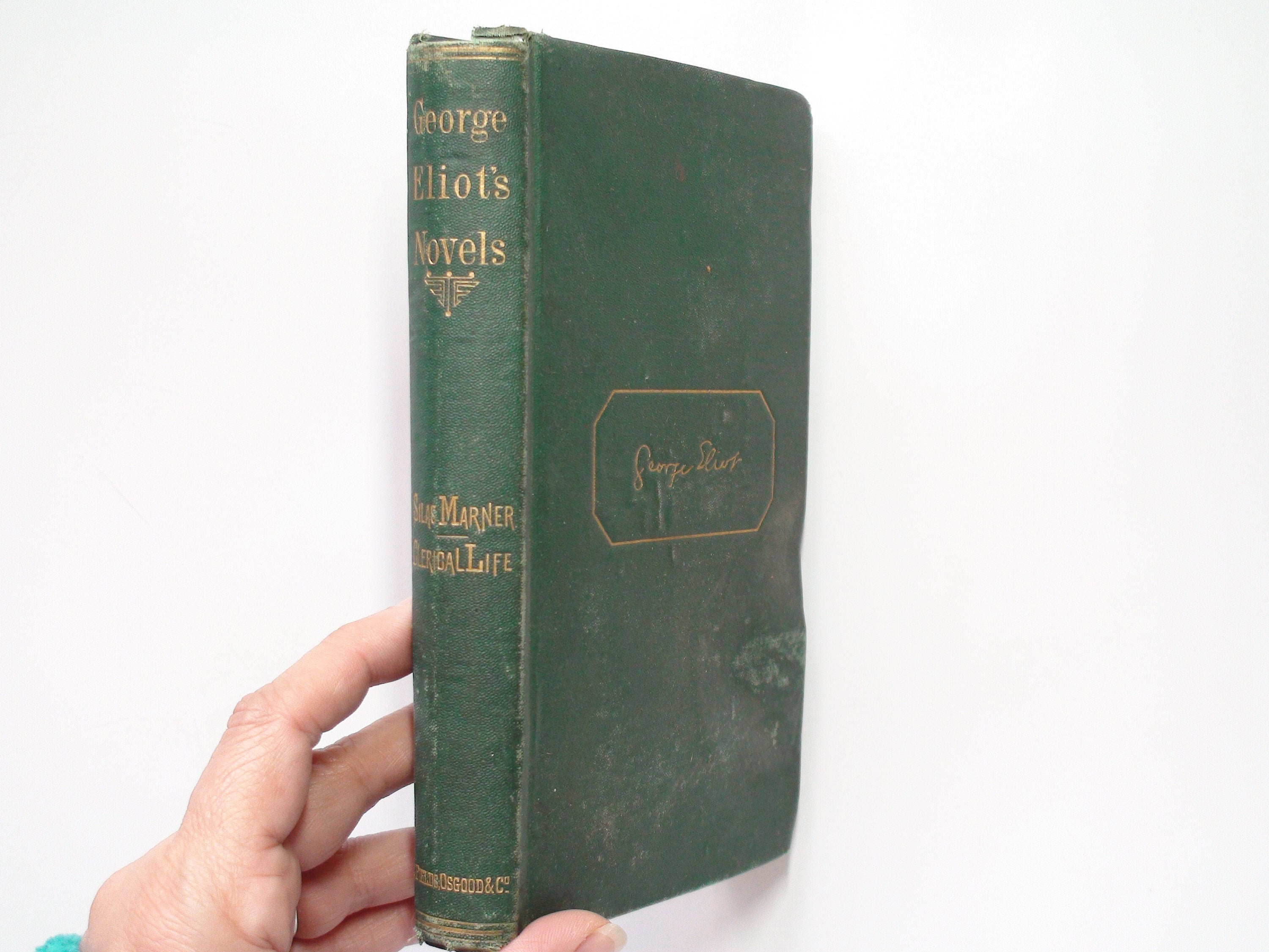 Silas Marner and Scenes of Clerical Life by George Eliot, Household Ed, 1869
