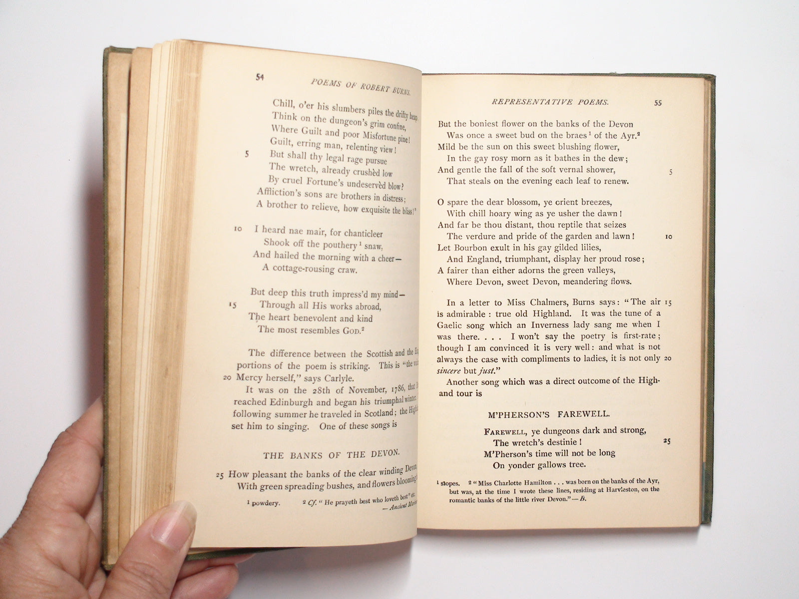 Representative Poems of Robert Burns, Edited by Charles Lane Hanson, 1924