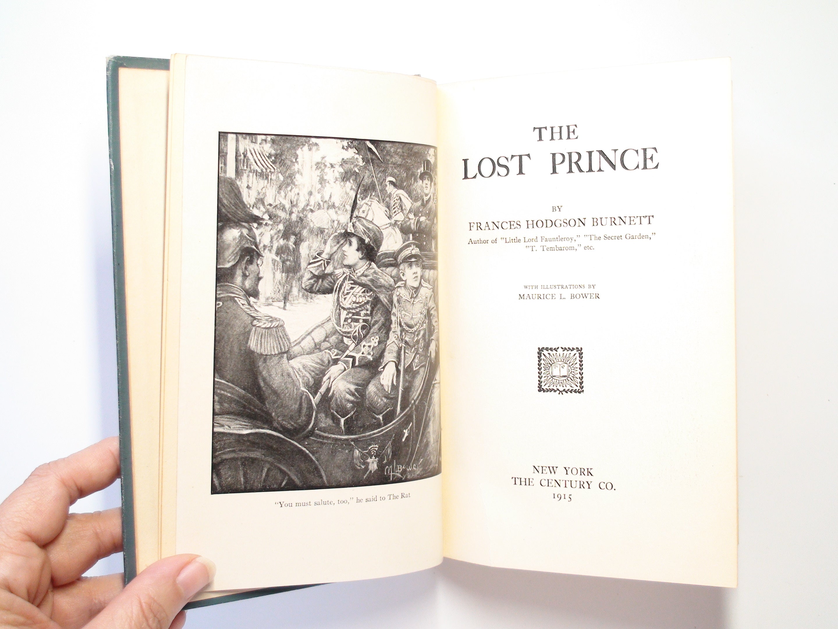 The Lost Prince, by Frances Hodgson Burnett, Illustrated Maurice L. Bower, 1915