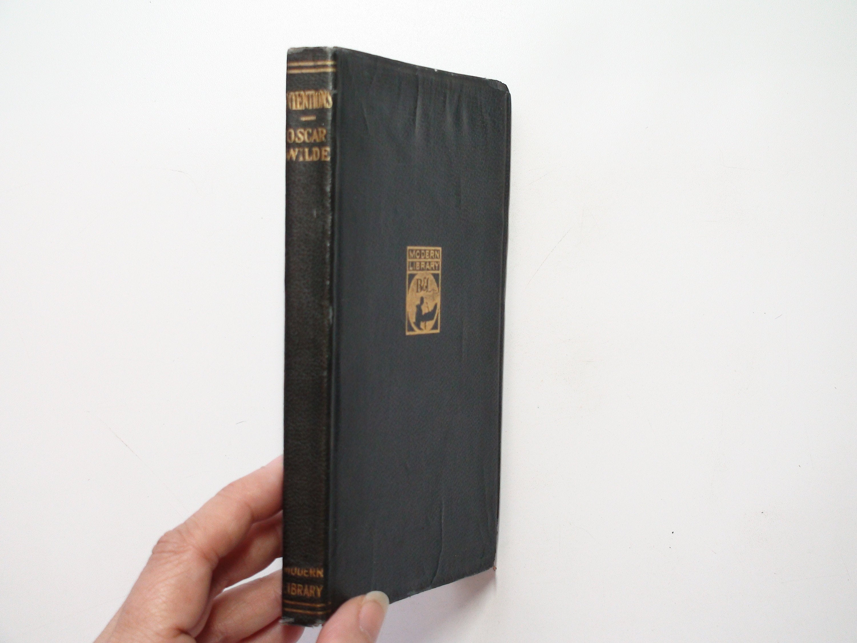 Intentions by Oscar Wilde, Modern Library, Scarce, c1917