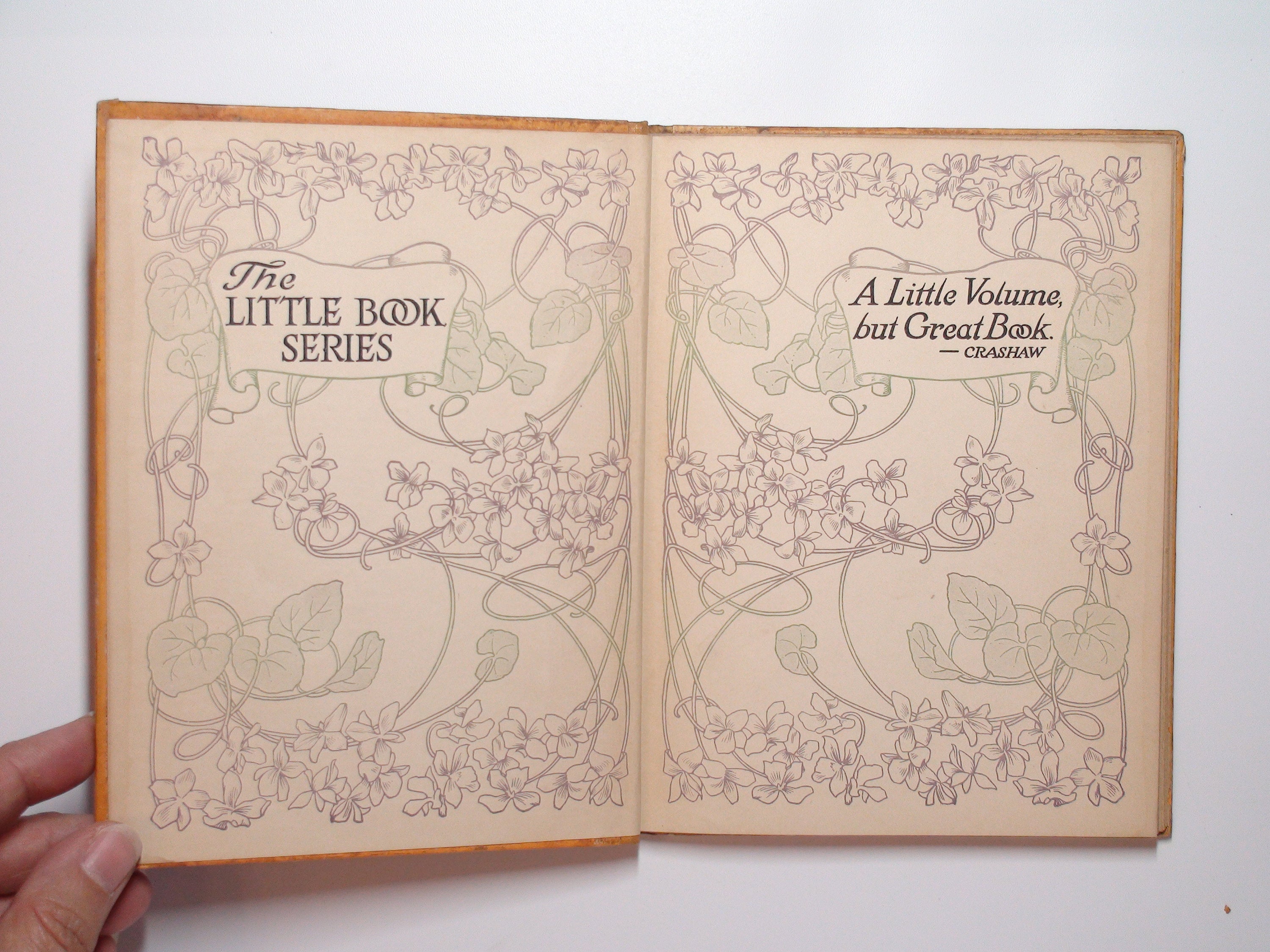 The Little Book of Love, Edited by Wallace and Frances Rice, 1st Ed, 1910