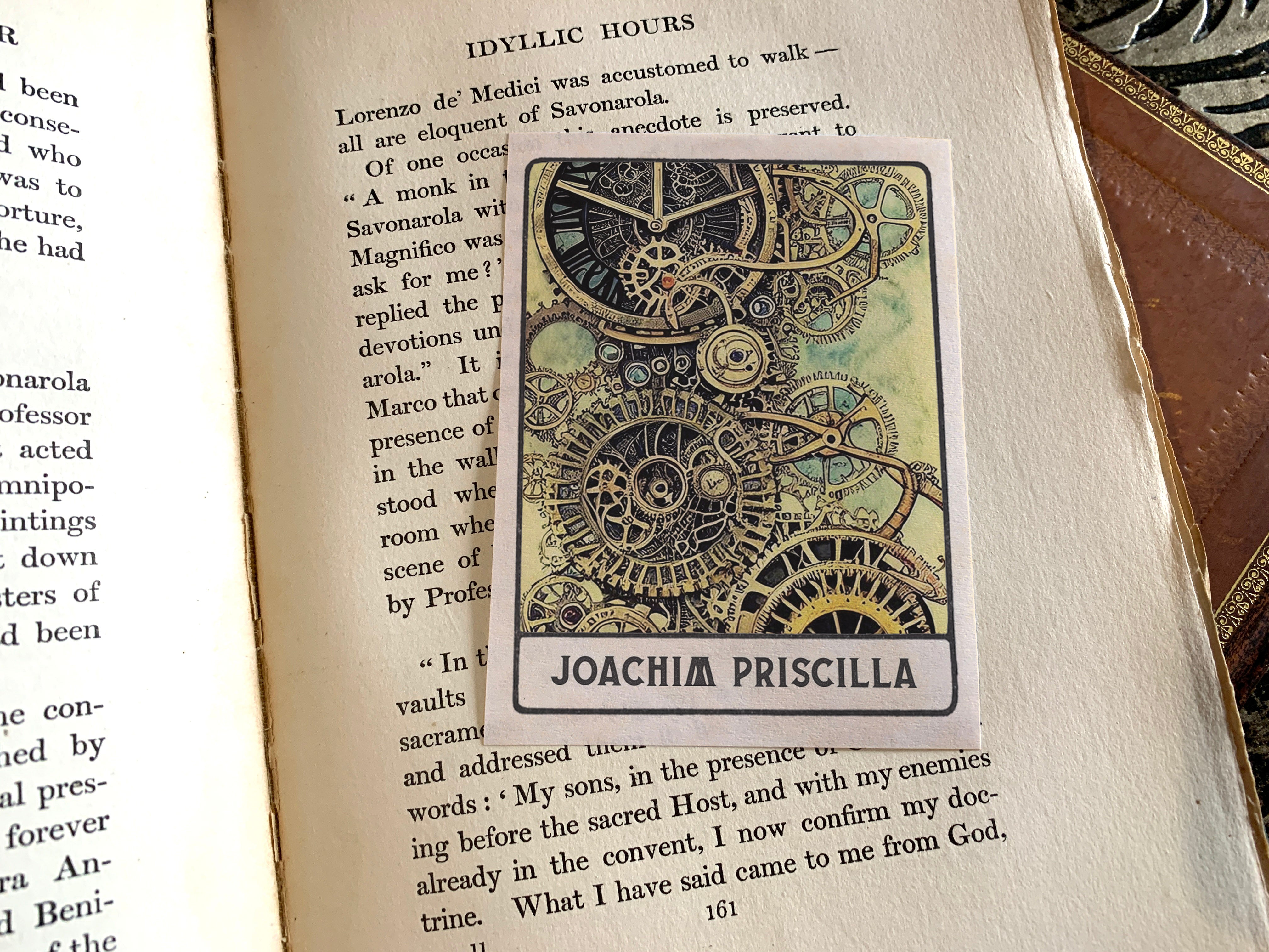 Steampunk Gears, Personalized Ex-Libris Bookplates, Crafted on Traditional Gummed Paper, 3in x 4in, Set of 30
