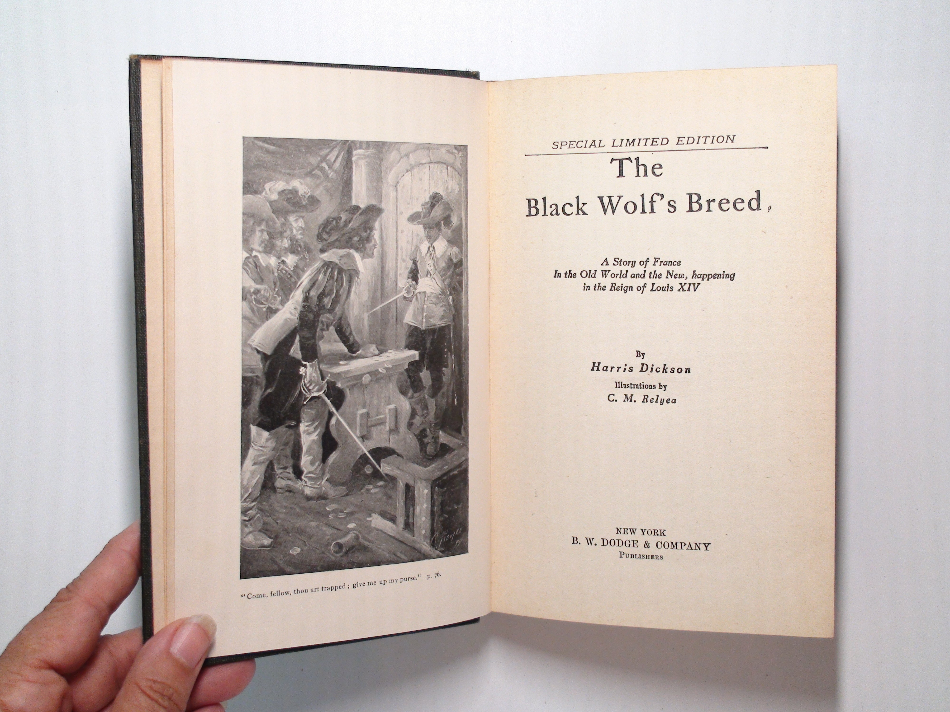 The Black Wolf's Breed by Harris Dickson, Illustrated by C. M. Relyea, 1899