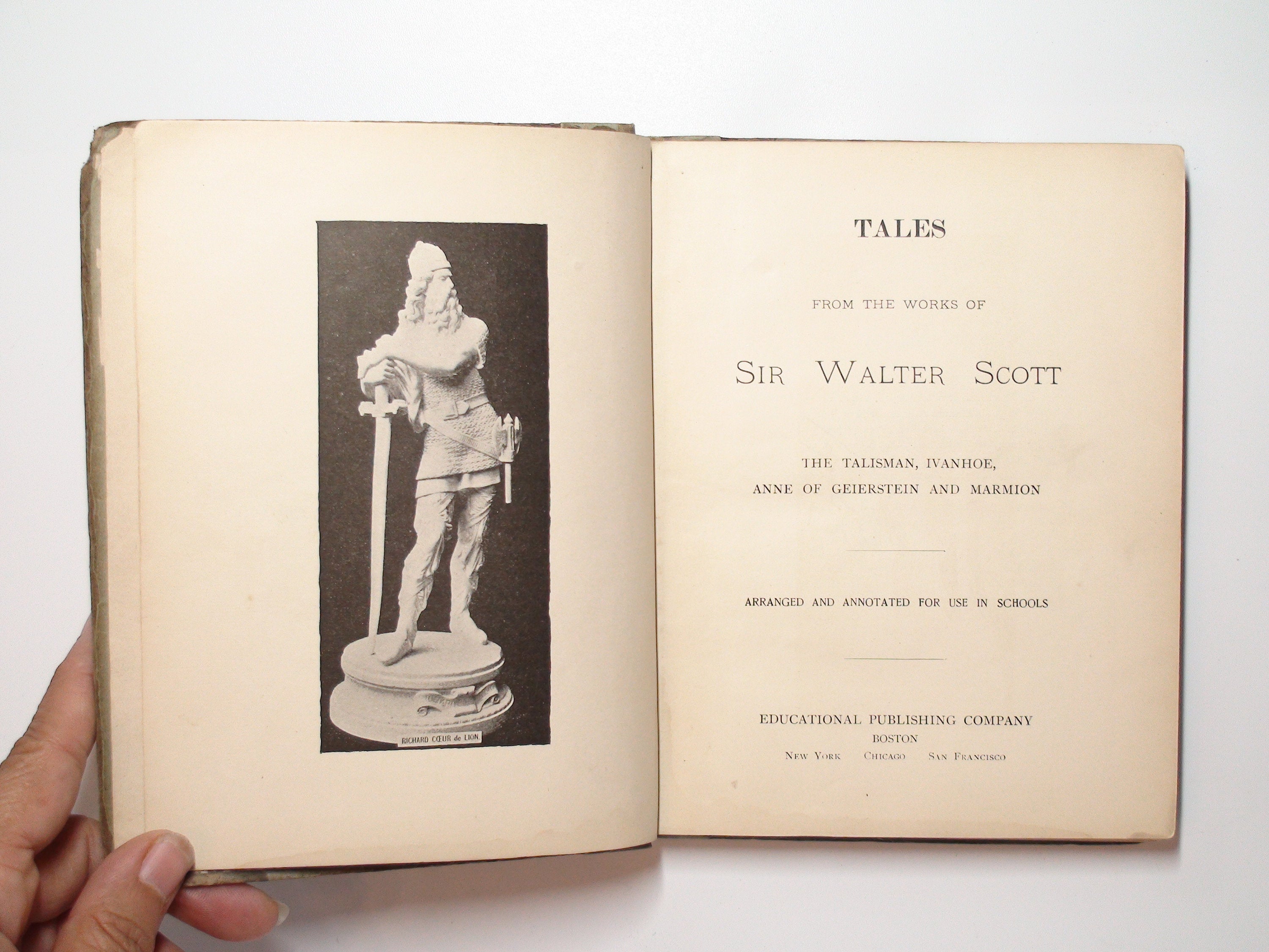 Tales from the Works of Sir Walter Scott, Educational Publishing Co, c1890s