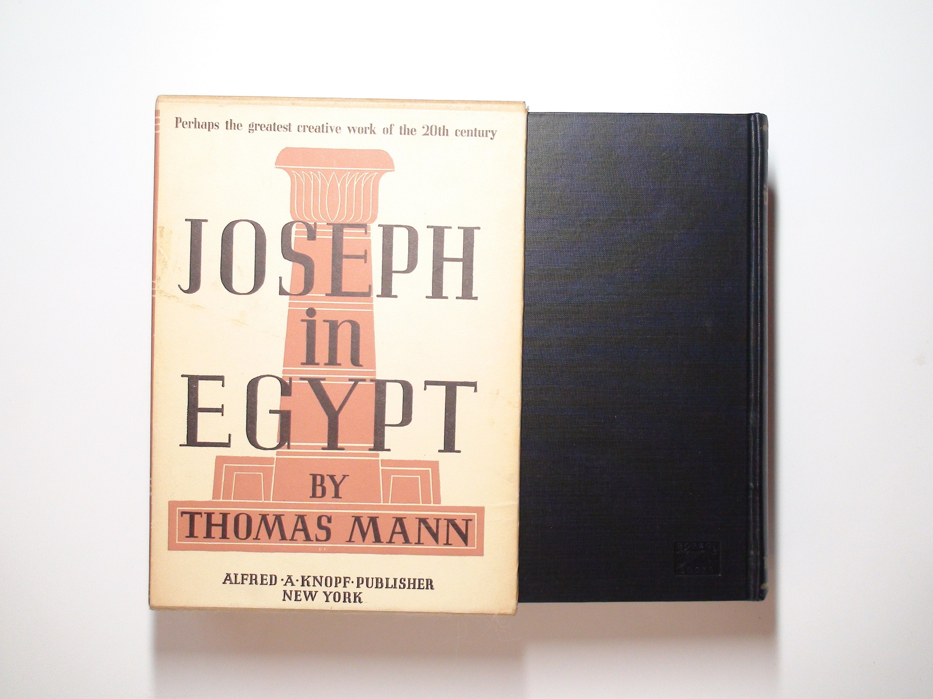 Joseph in Egypt, by Thomas Mann, 2 Vol, In Slipcase, 6th Printing, 1938