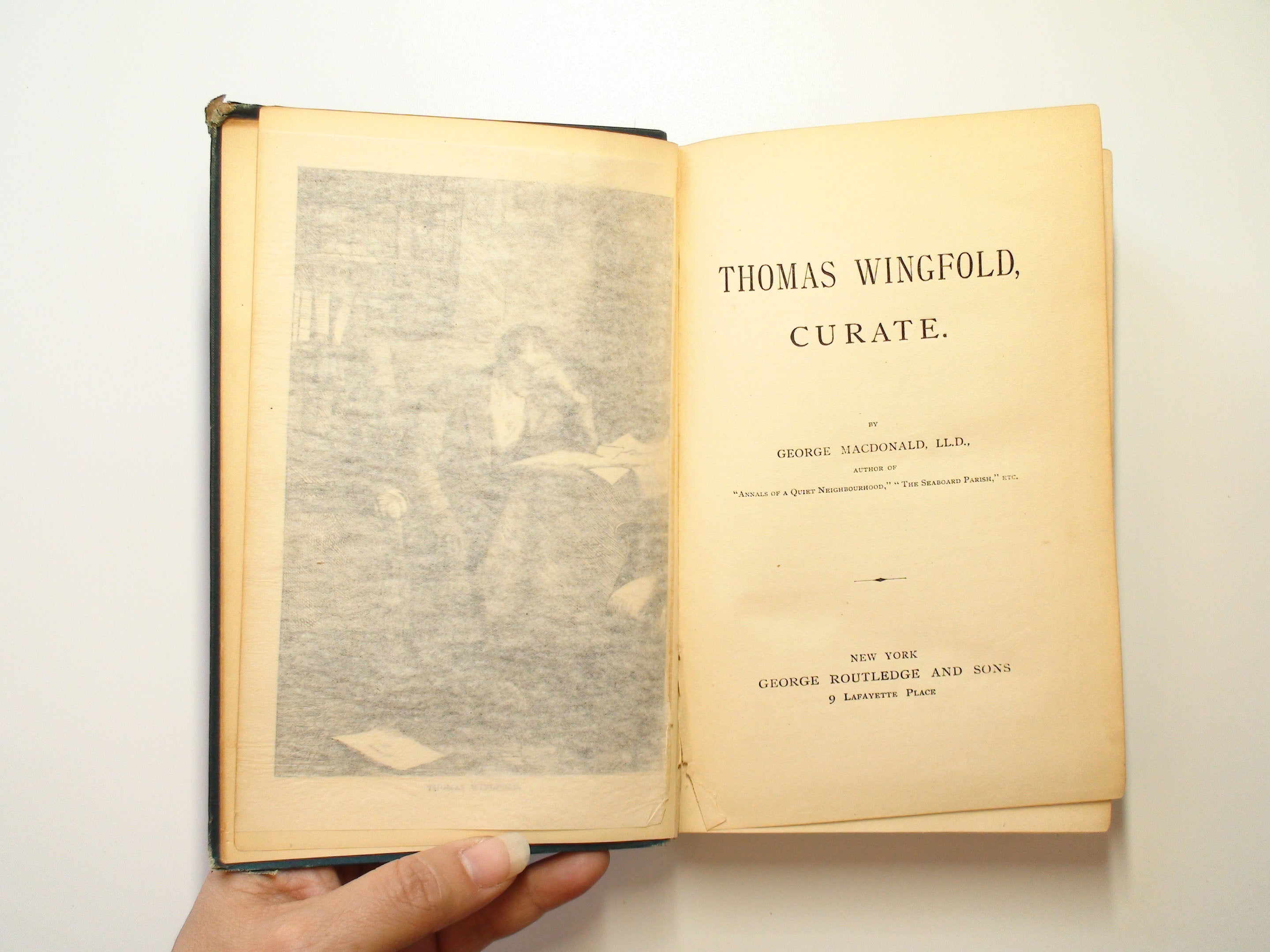 George MacDonald, 2 Vol, Wilfrid Cumbermede and Thomas Wingfold Curate, c1876