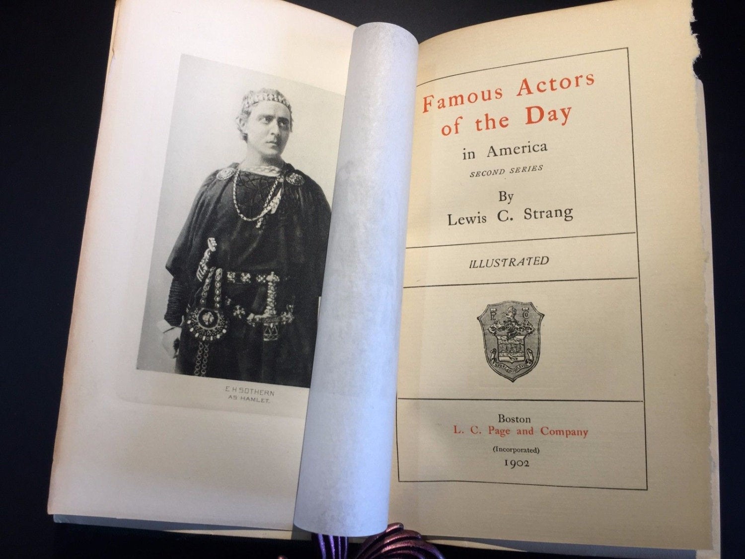 Famous Actors of the Day in America, Lewis Clinton Strang, Illustrated, 1902