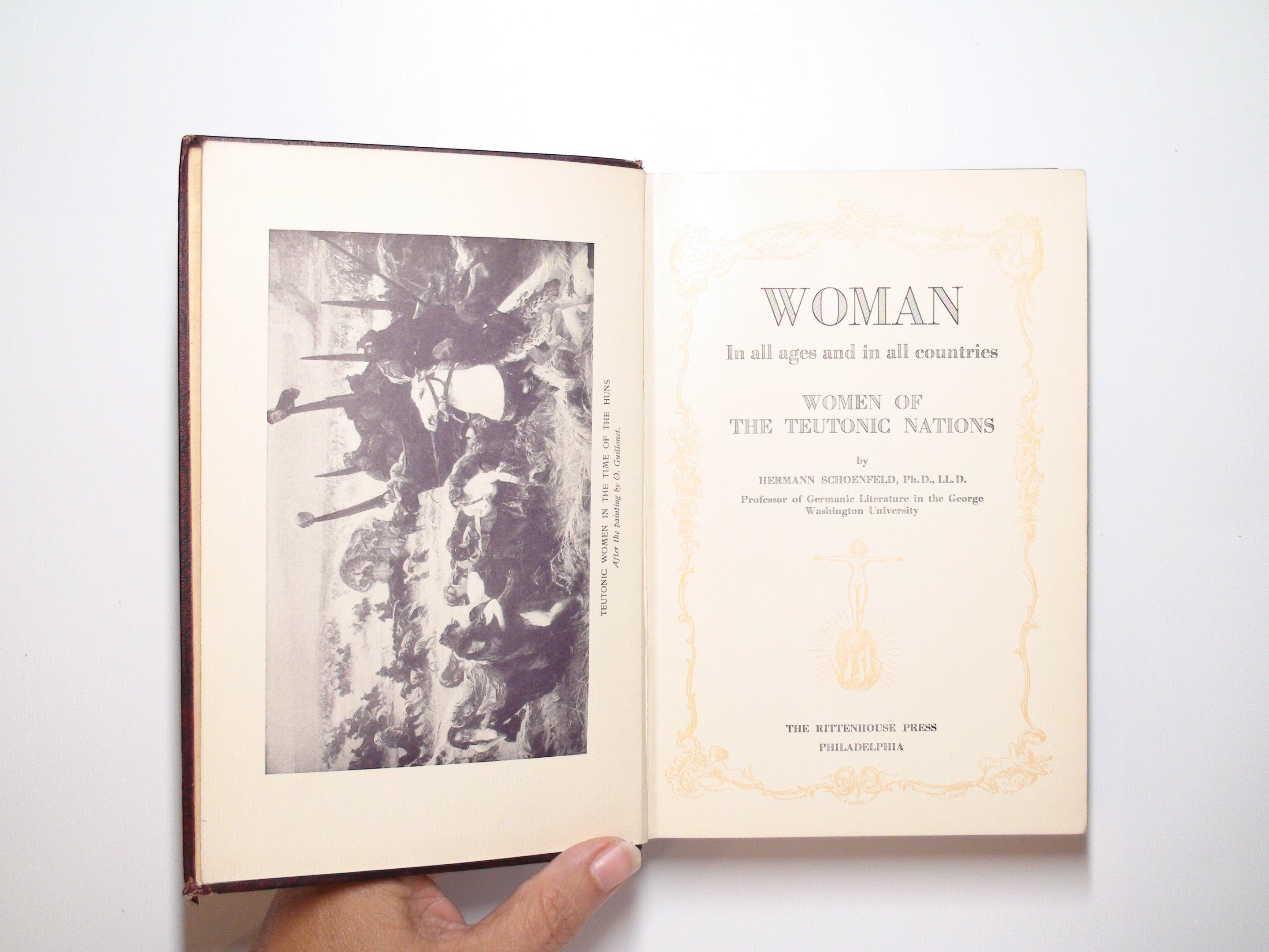 Women of the Teutonic Nations, Hermann Schoenfeld, 1st Ed, 1908