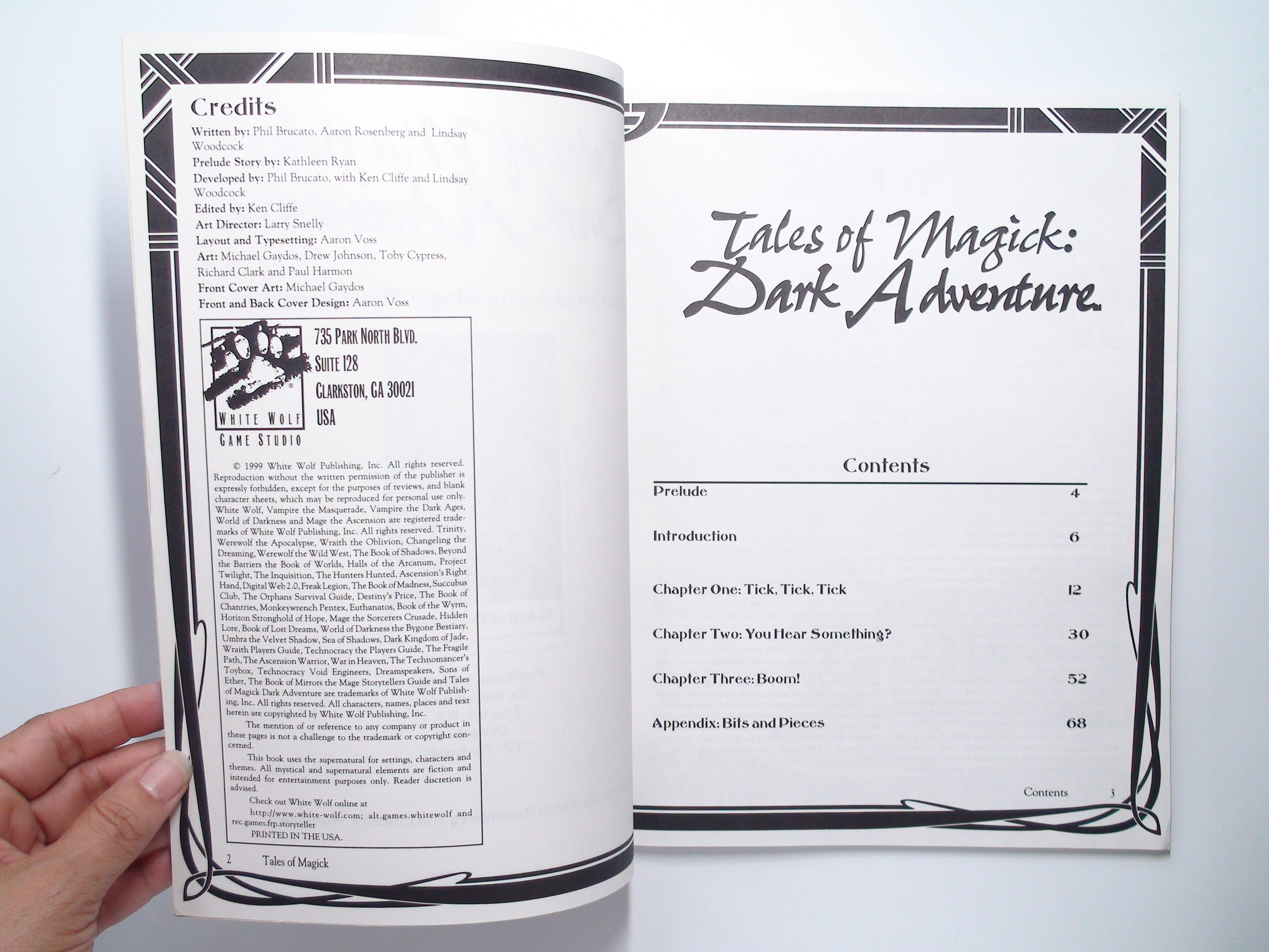 Tales of Magick, Dark Adventure, WoD, White Wolf, Mage The Ascension, 1999