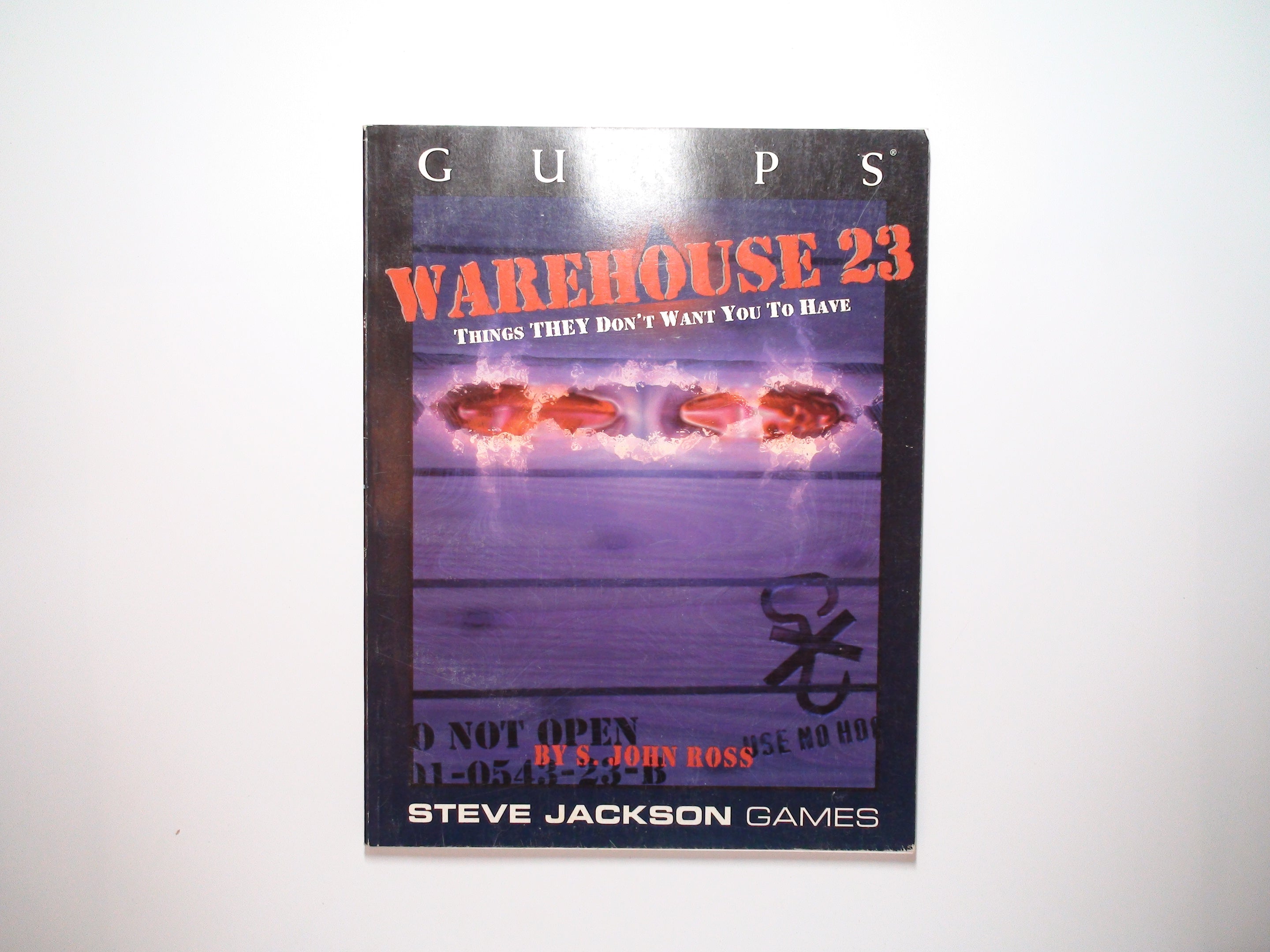 Warehouse 23 by S. John Ross, GURPS, Steve Jackson Games, 1st Ed, 1997