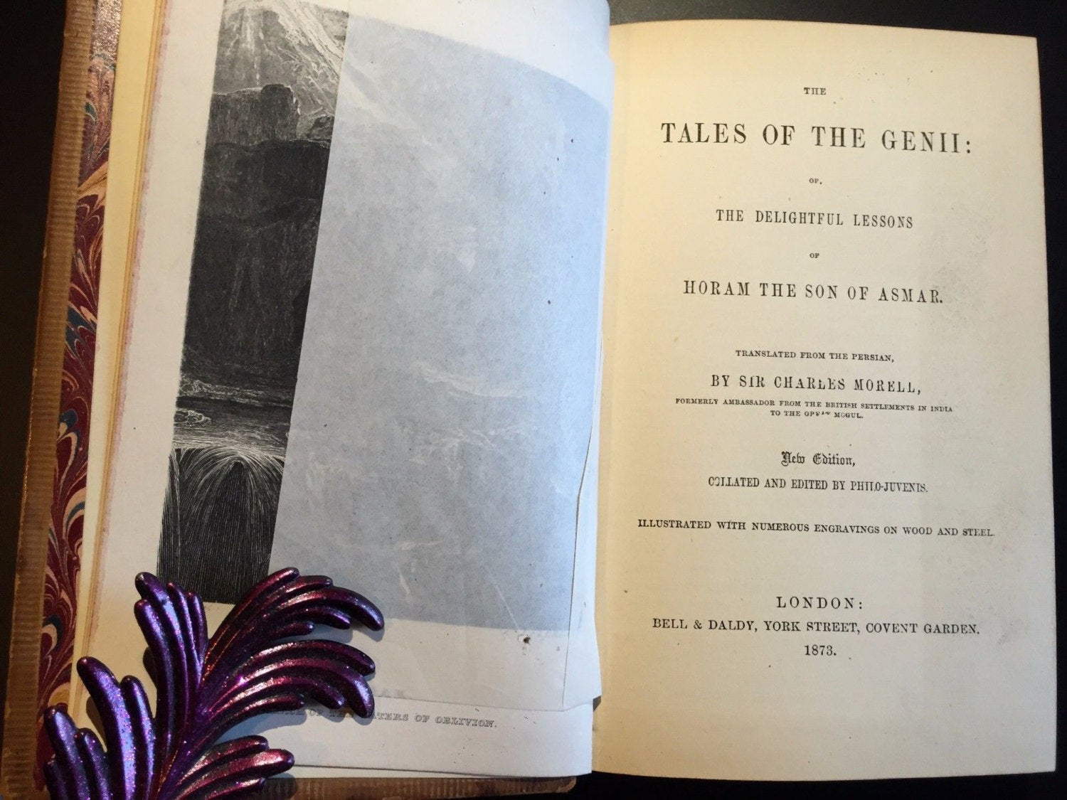 Tales Of The Genii, Sir Charles Morell, With Numerous Engravings, 1873