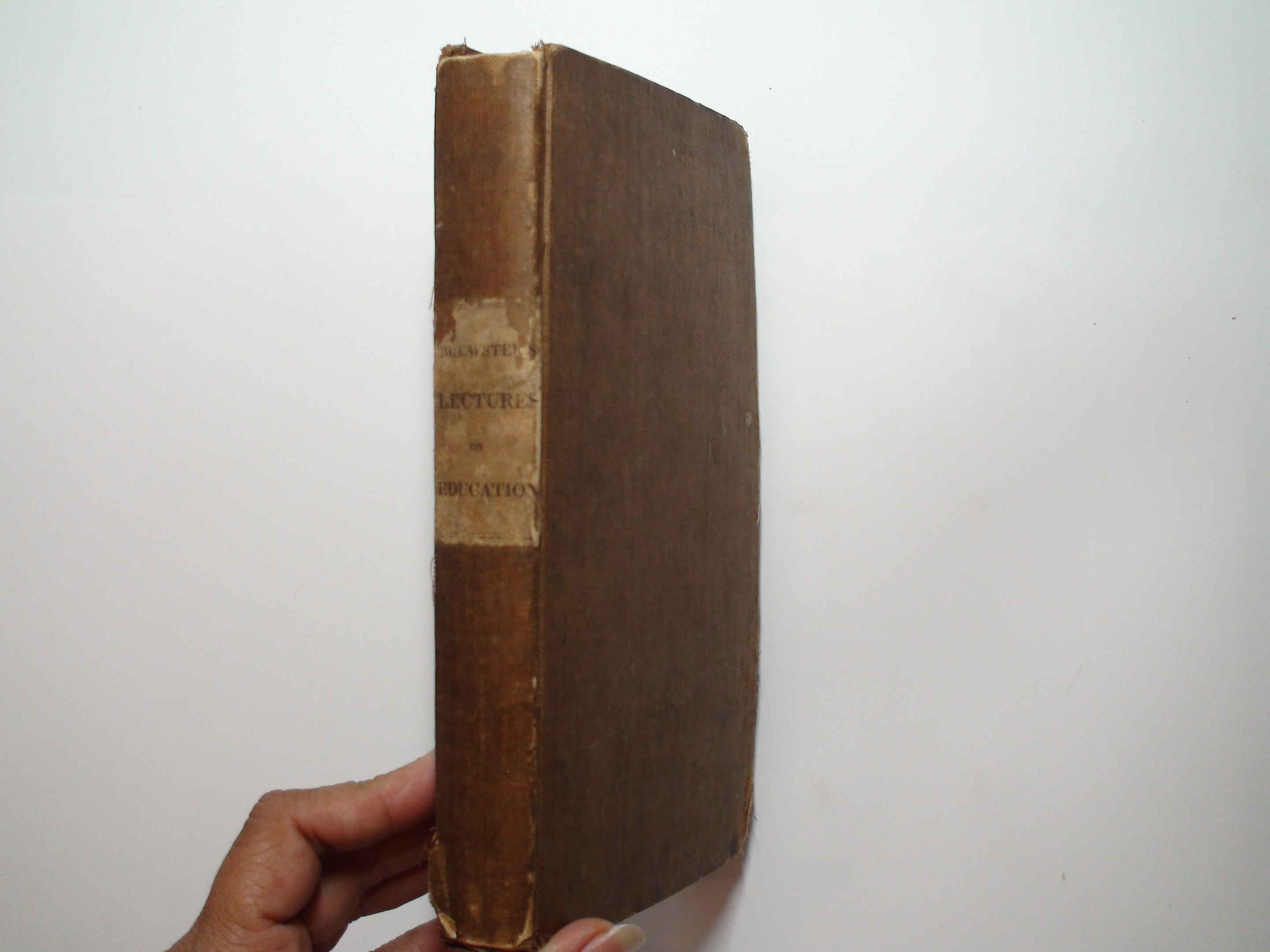 Lectures on Education, by George Brewster, Self Published, Rare, 1833