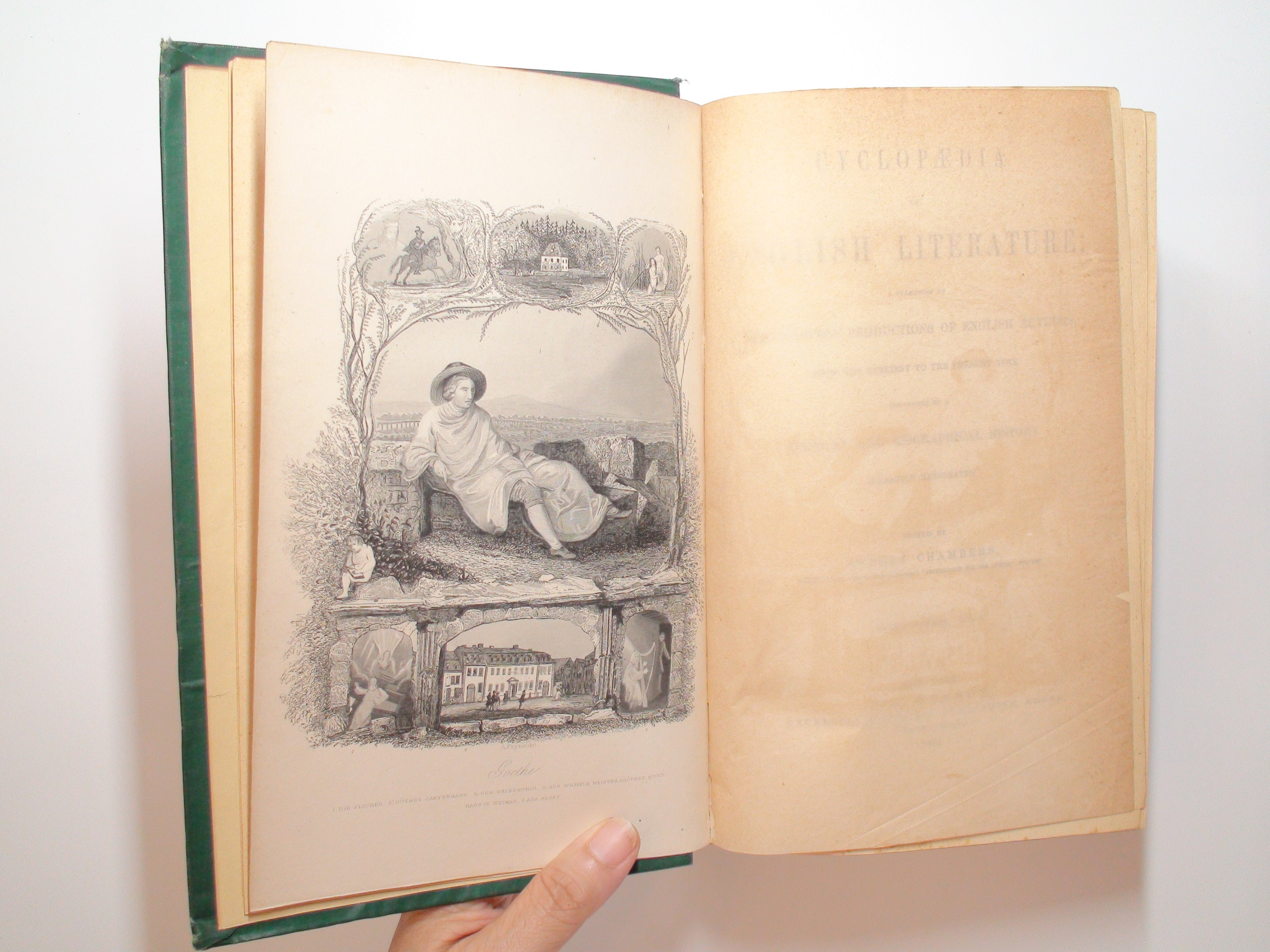 Cyclopedia of English Literature, by Robert Chambers, Illustrated, 1st Ed, 1882