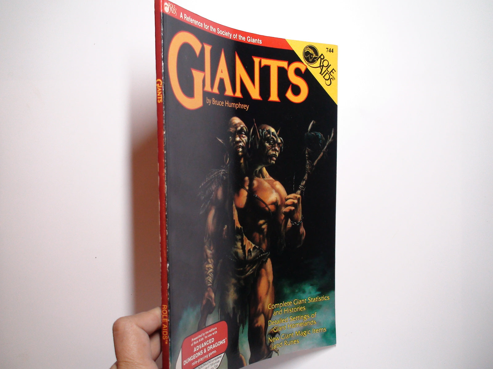 Giants by Bruce Humphrey, Role Aids #744, Mayfair Games Inc, Illustrated, 1987