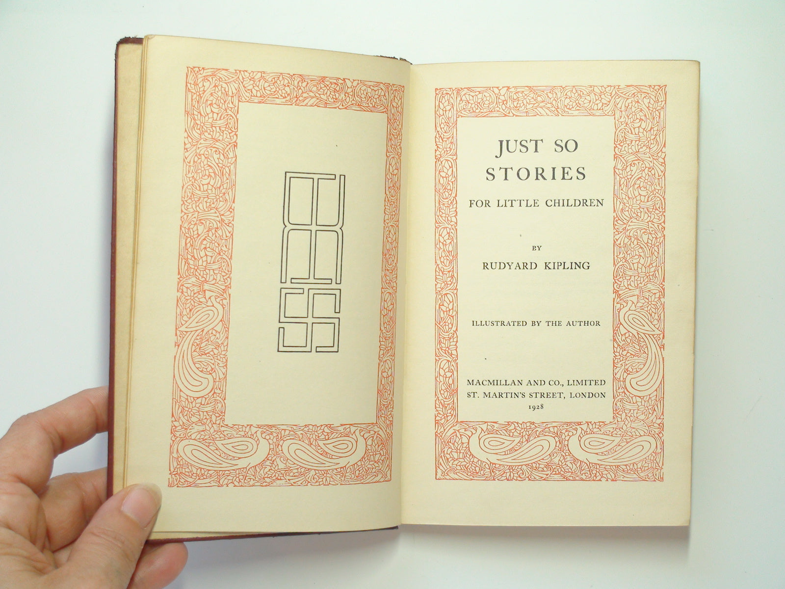 Just So Stories For Little Children, by Rudyard Kipling, Illustrated, 1928
