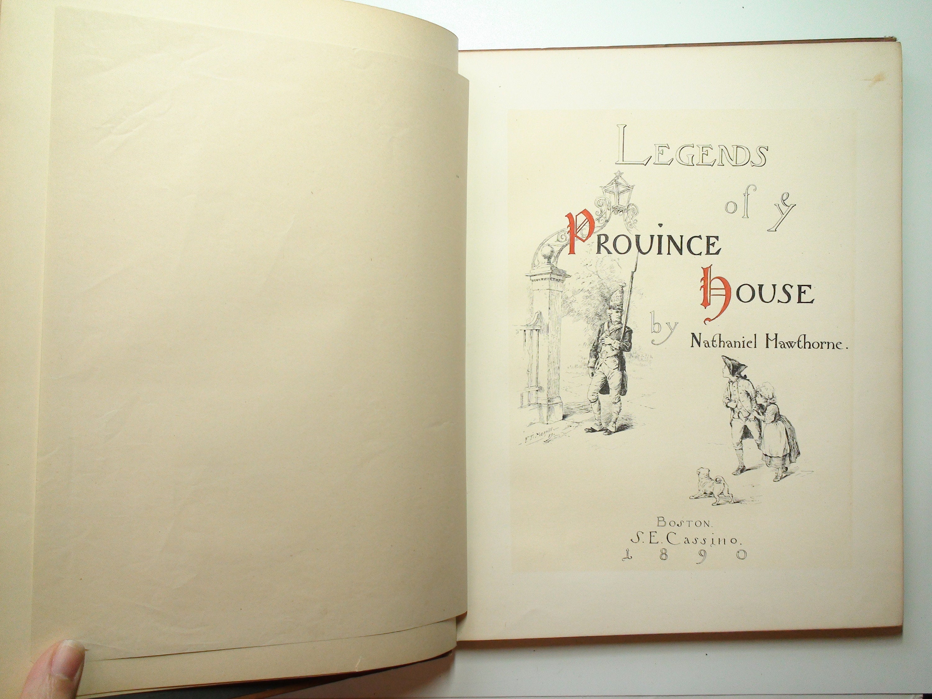 Legends of the Province House by Nathaniel Hawthorne, Illustrated, 1890