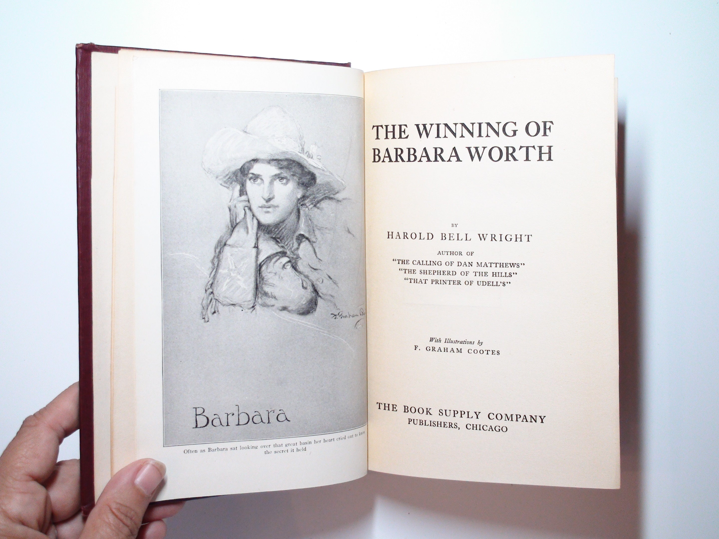 The Winning of Barbara Worth, by Harold Bell Wright, Illustrated by F. Graham Cootes, 1911