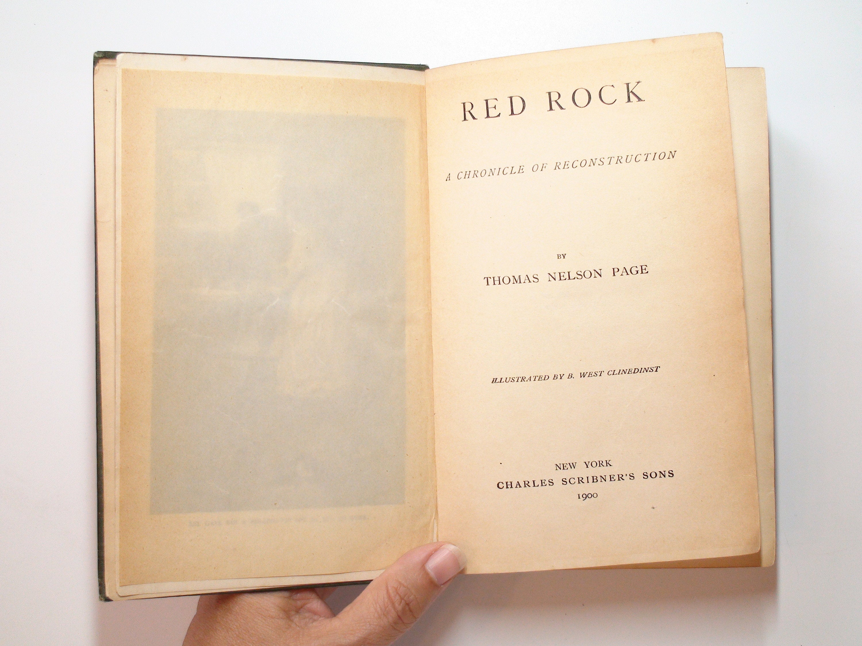 Red Rock, A Chronicle of Reconstruction, Thomas Nelson Page, Illustrated, 1900