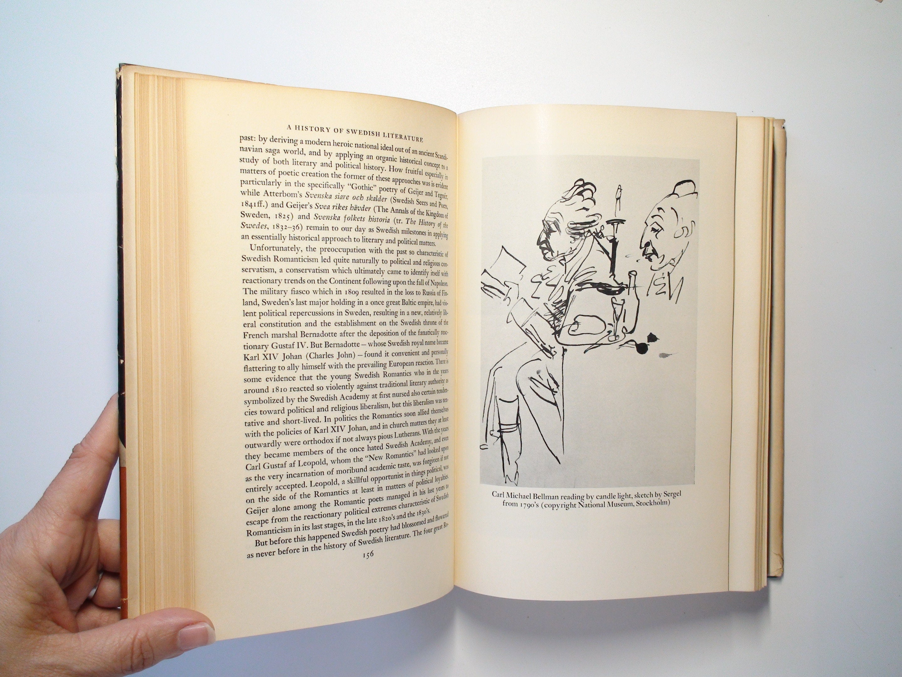 A History of Swedish Literature, by Alrik Gustafson, Illustrated, 1961