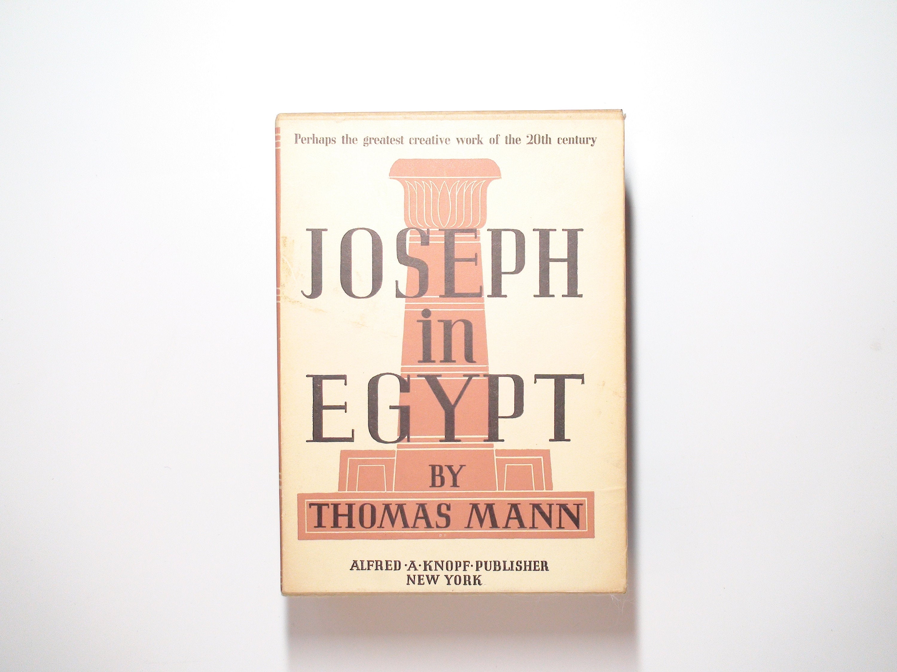 Joseph in Egypt, by Thomas Mann, 2 Vol, In Slipcase, 6th Printing, 1938