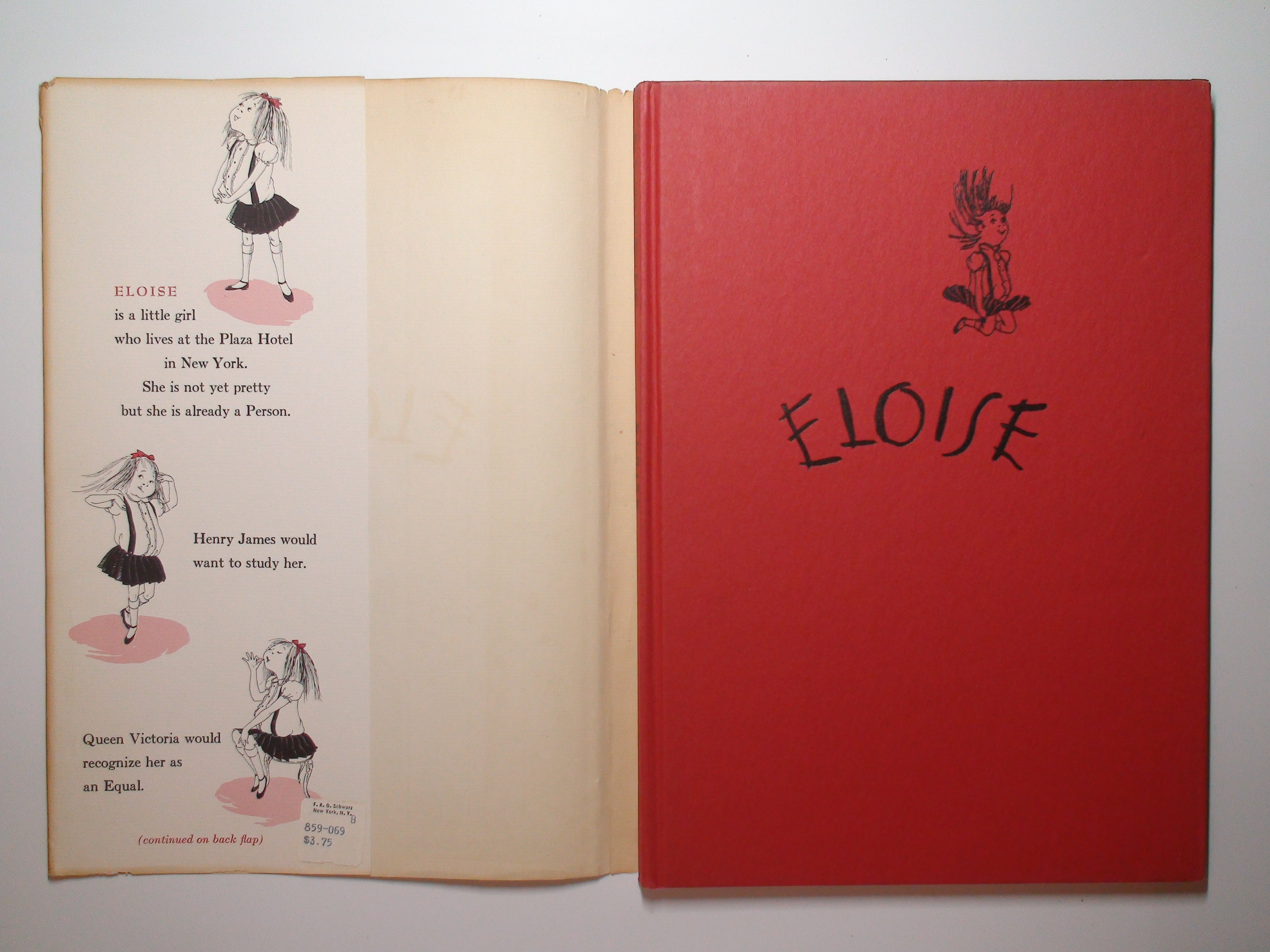 Kay Thompson's Eloise, Drawings by Hilary Knight, 1st Ed, 10th Printing, 1955