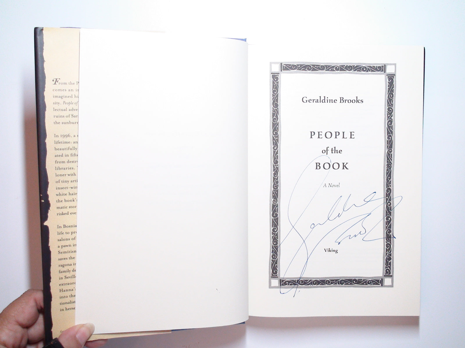 People of the Book, SIGNED by Geraldine Brooks, Collectible, Hardcover w/ DJ