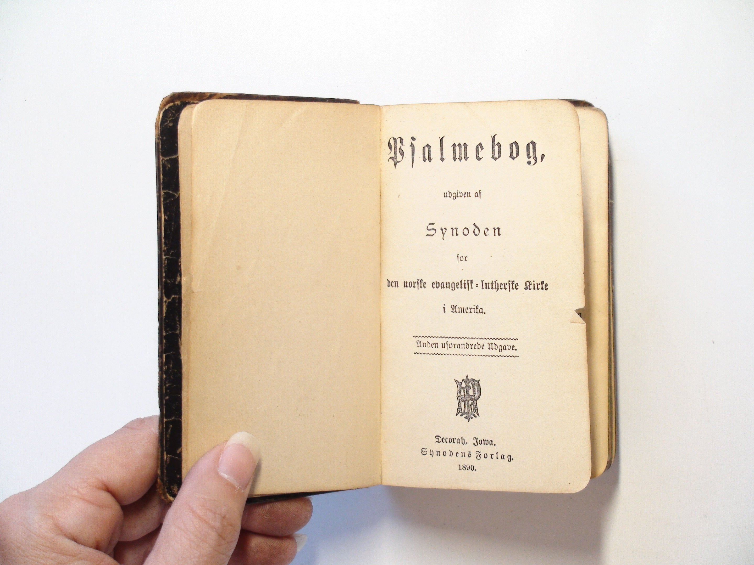 Salmebog Edition of Synoden for Den Norske Evangelical Lutheran Church, 1890