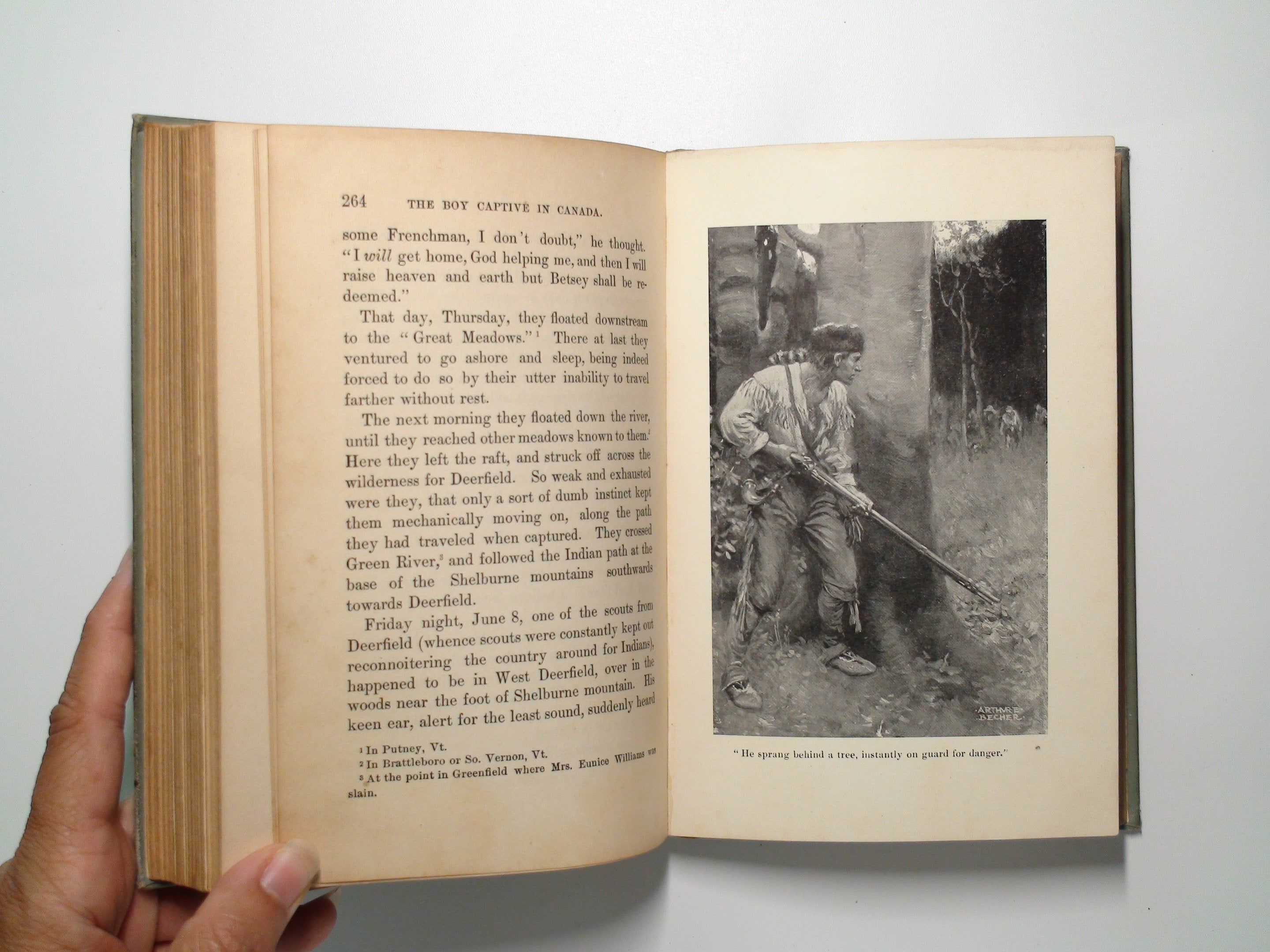 The Boy Captive In Canada, Mary P. Wells Smith, Illustrated, 1st Ed, 1905